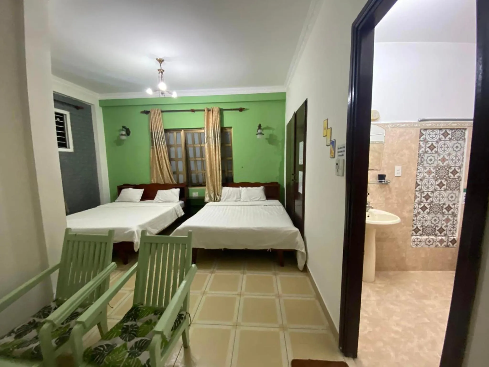 Bed in Mr.Happy Homestay