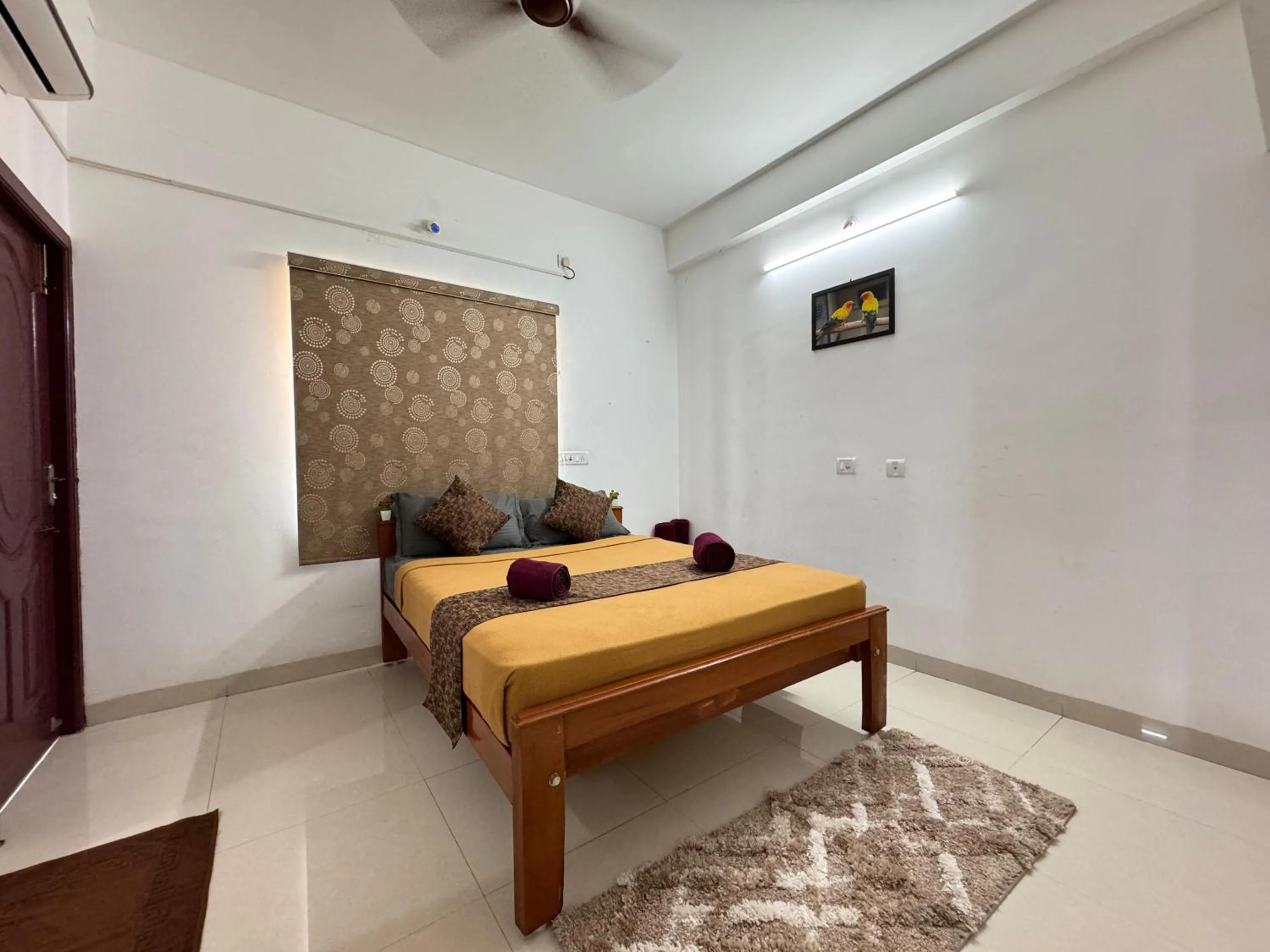 Bed in Royal Beach Service Apartment