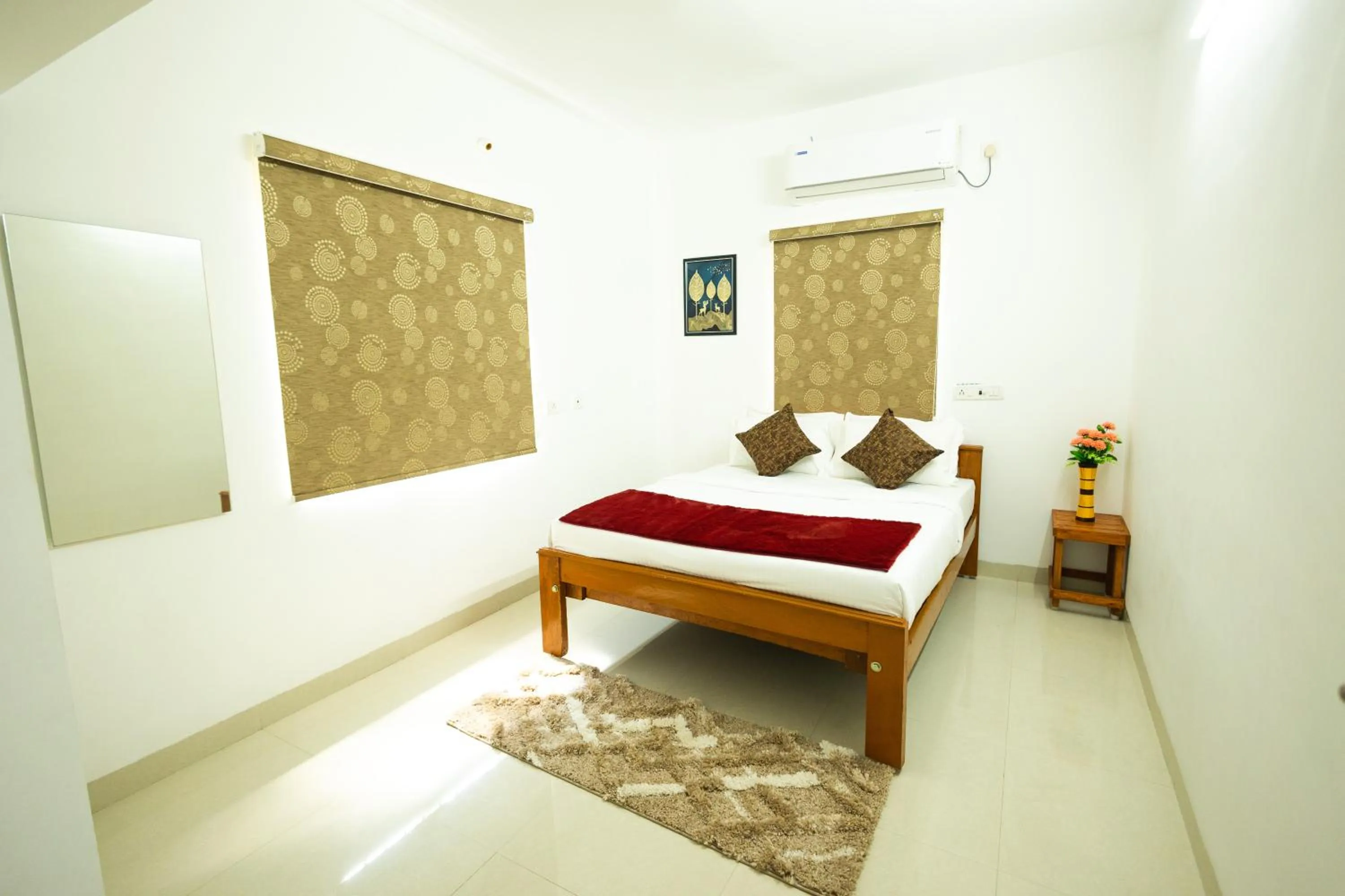 Bed in Royal Beach Service Apartment