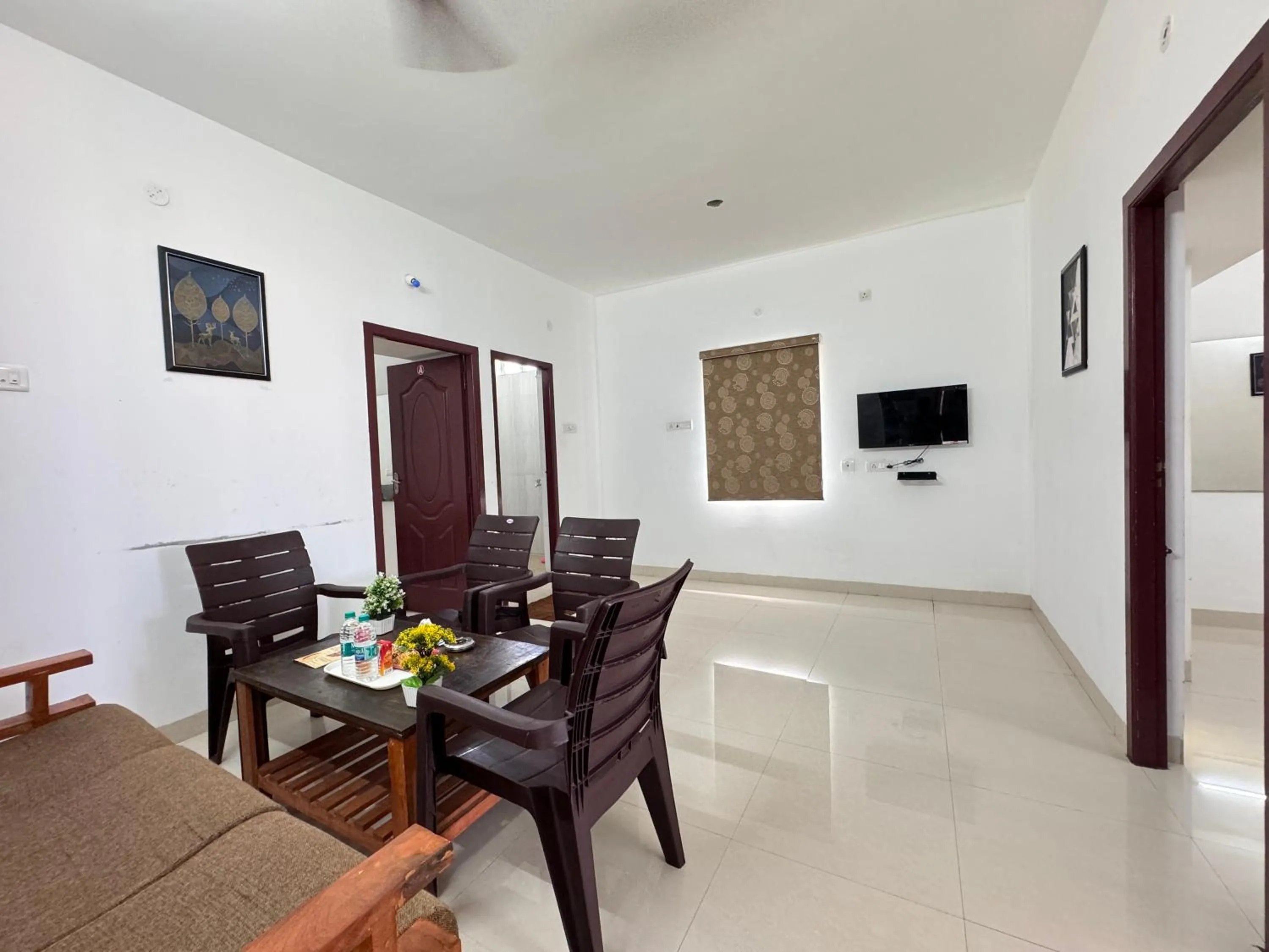 Living room in Royal Beach Service Apartment