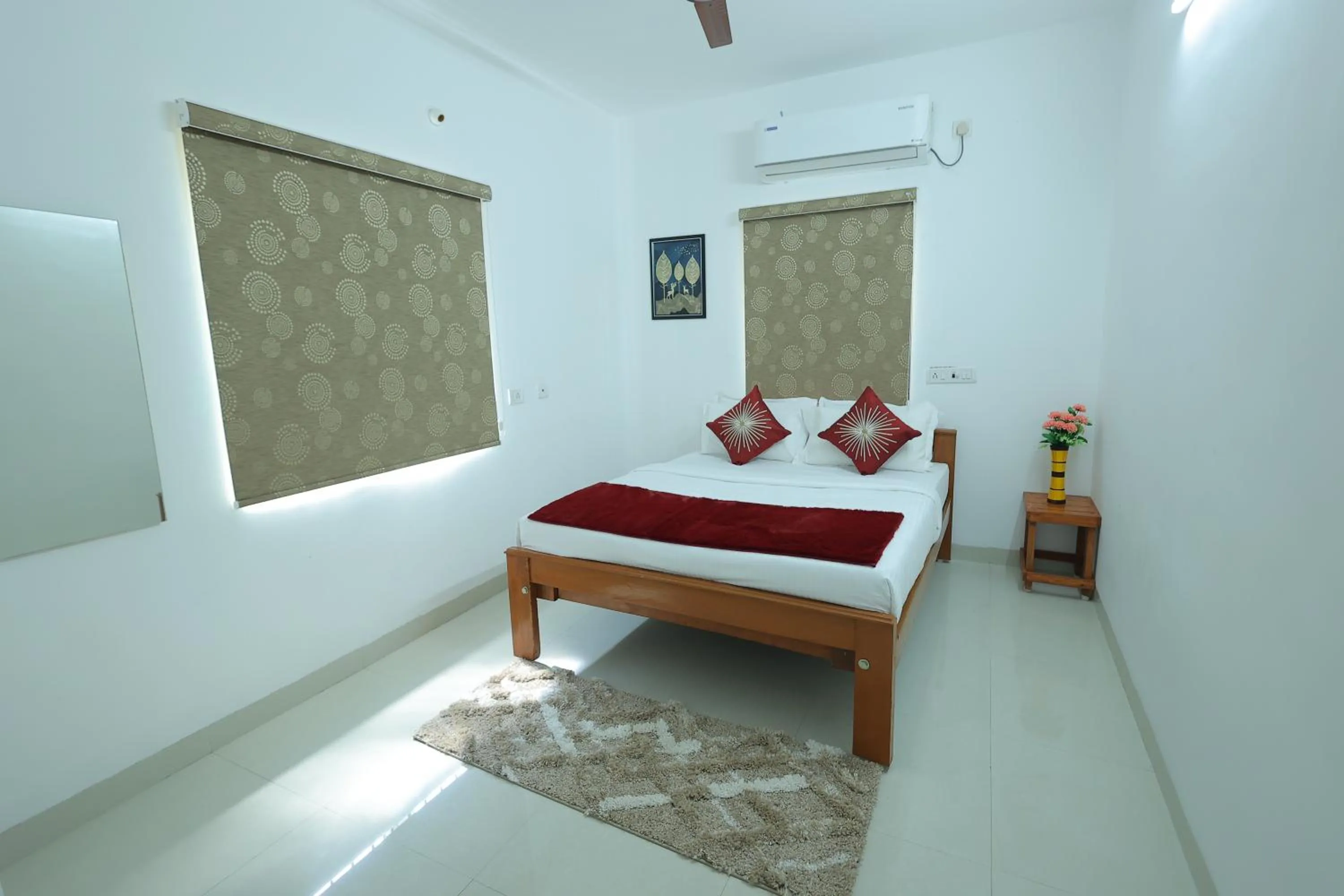 Bed in Royal Beach Service Apartment