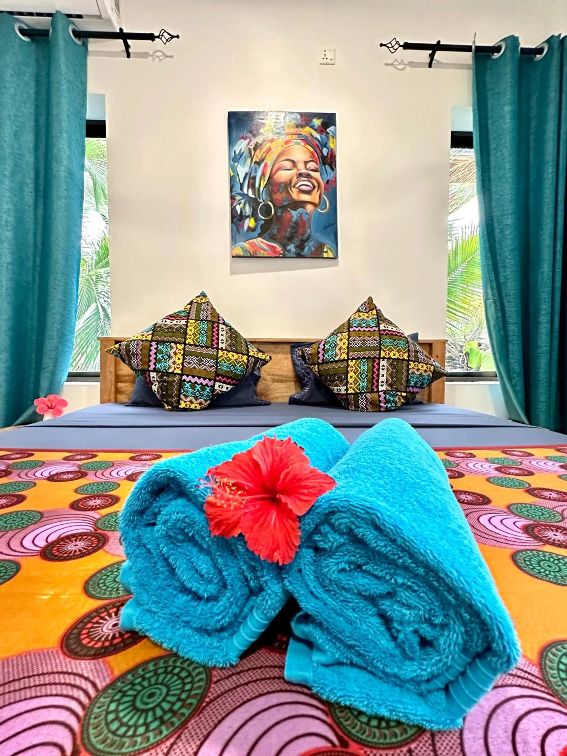 Bedroom, Bed in Sand Beach Boutique Hotel