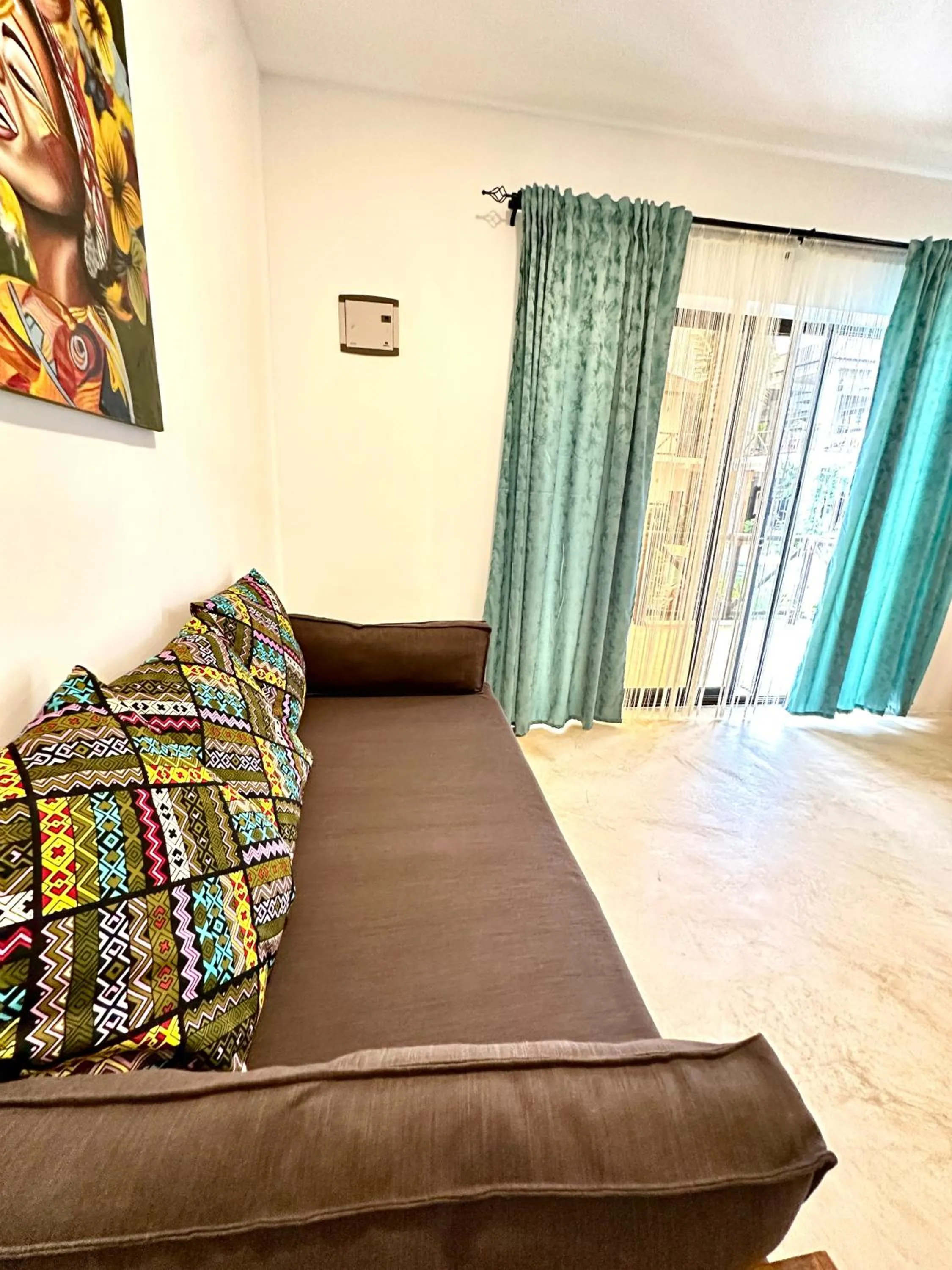 Living room, Bed in Sand Beach Boutique Hotel