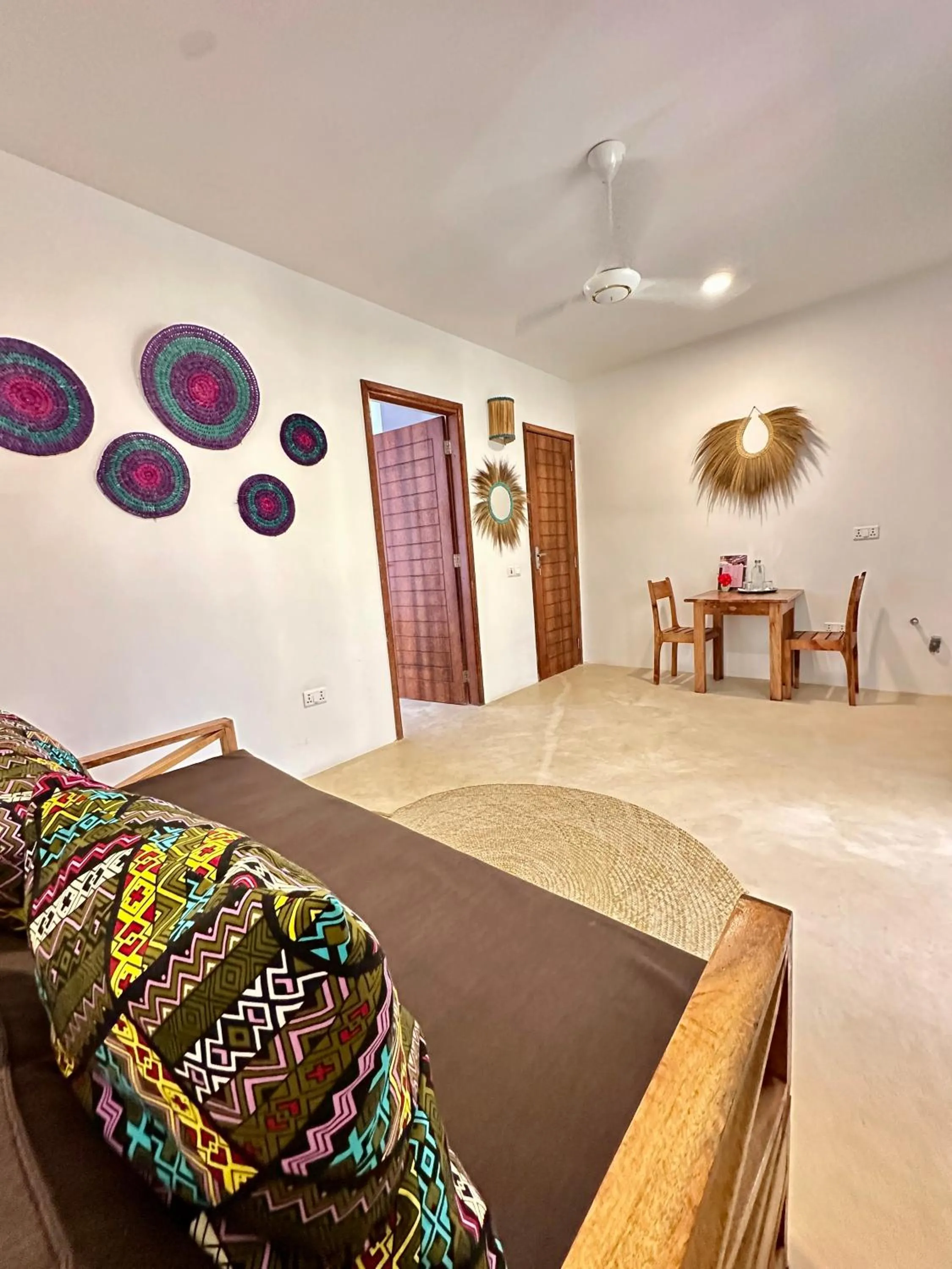 Living room, Bed in Sand Beach Boutique Hotel