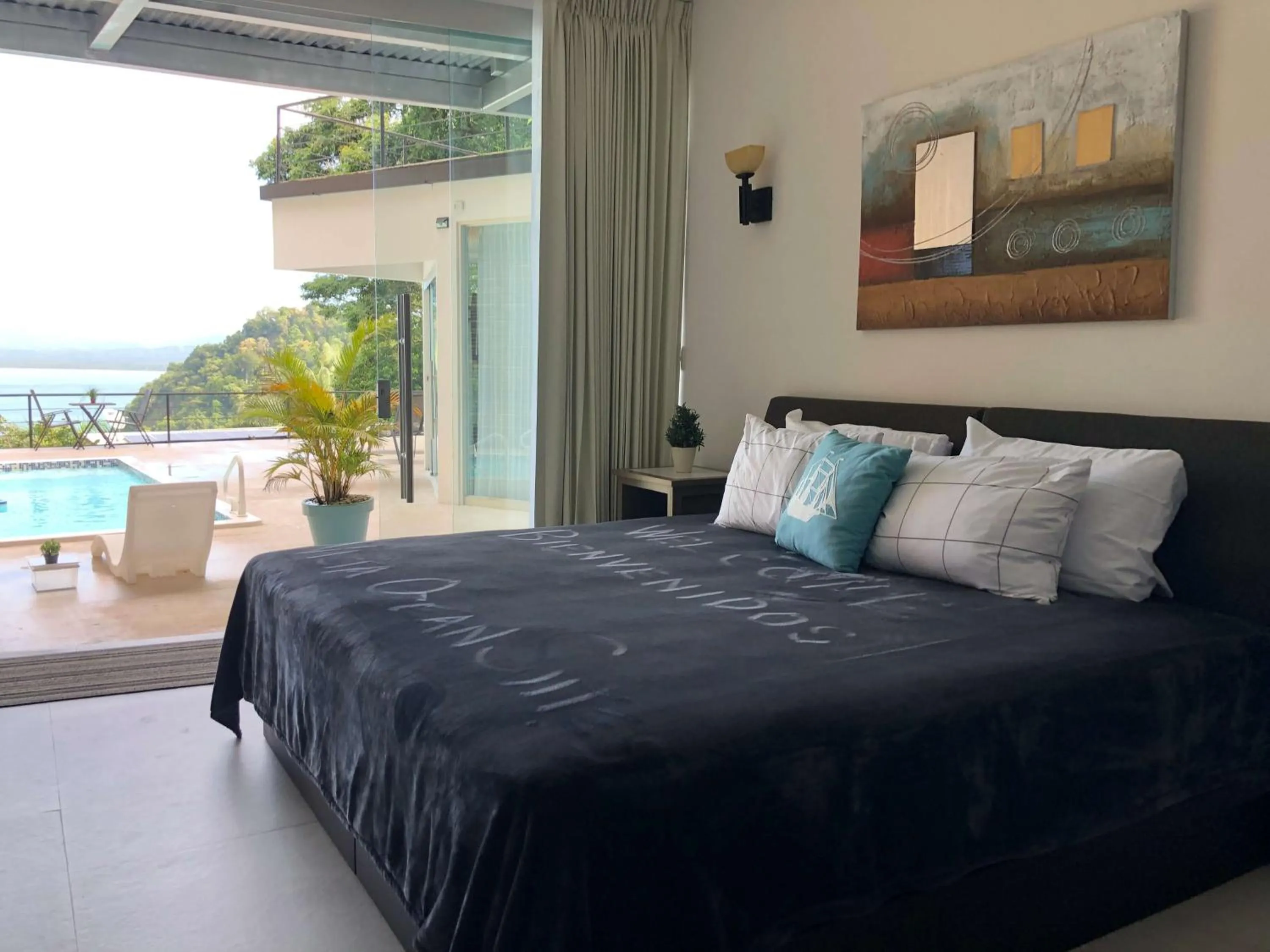 Patio, Bed in Hotel VOS