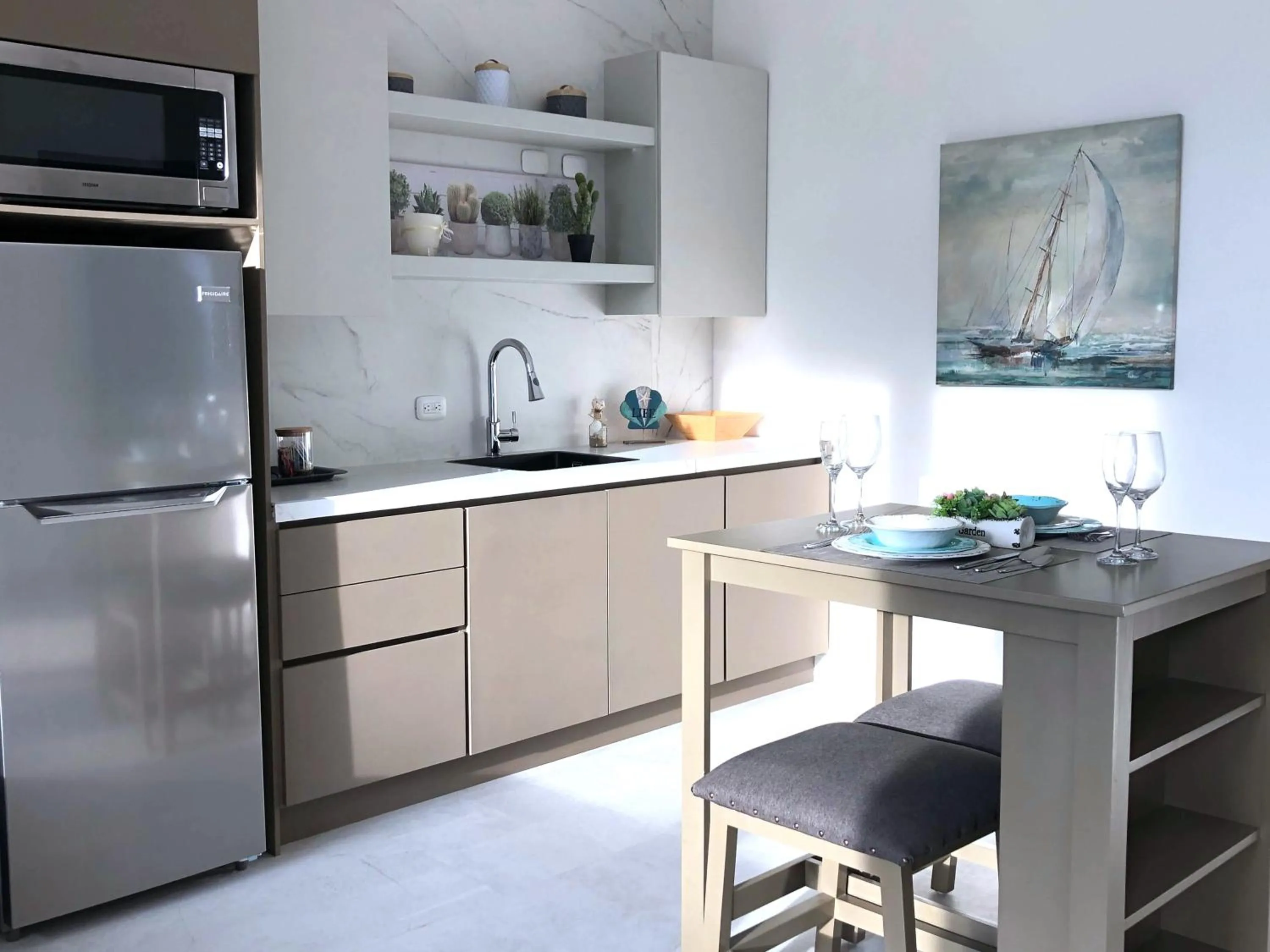 Kitchen or kitchenette in Hotel VOS