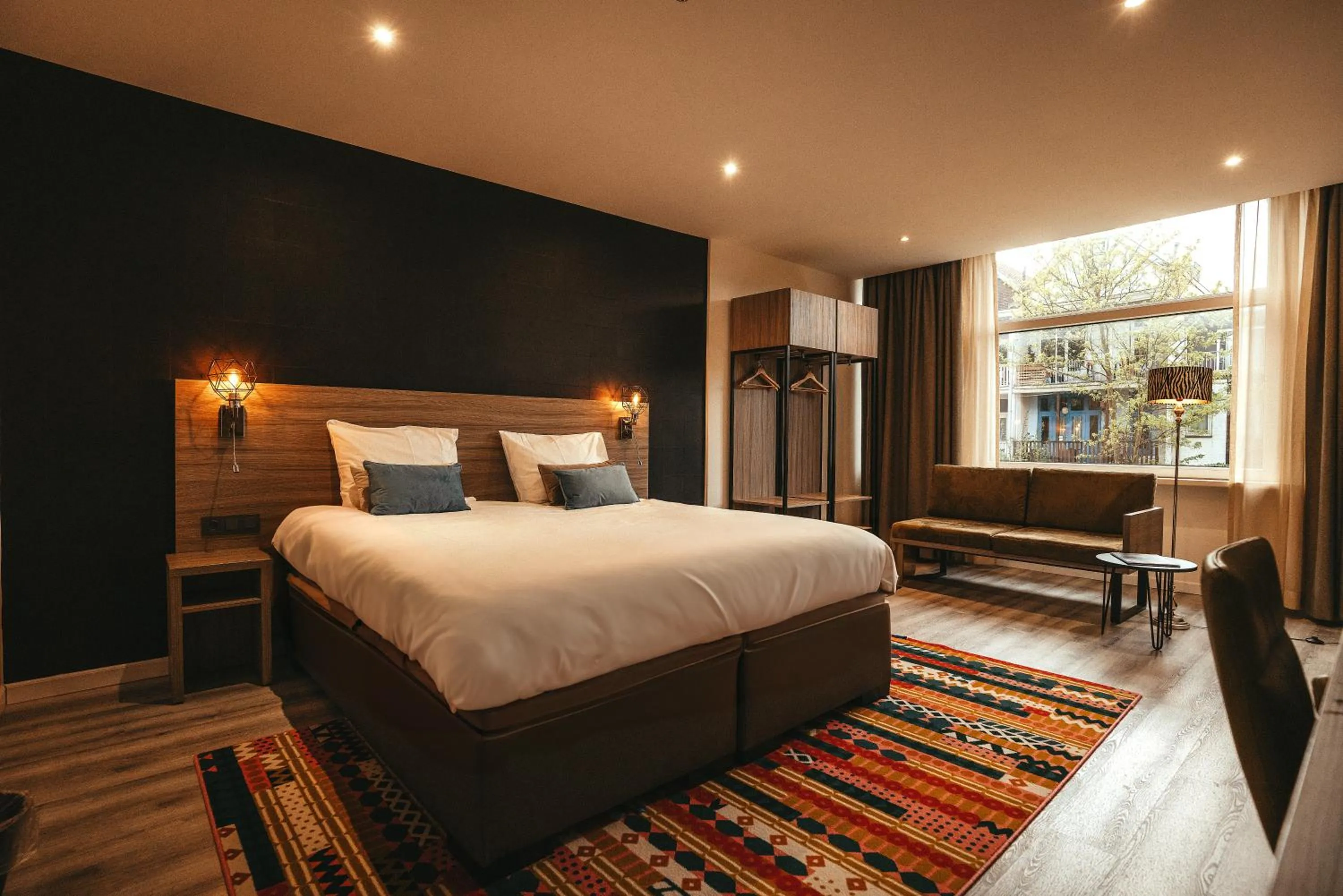 Bed in Boutique Hotel Milano Rotterdam-Centre