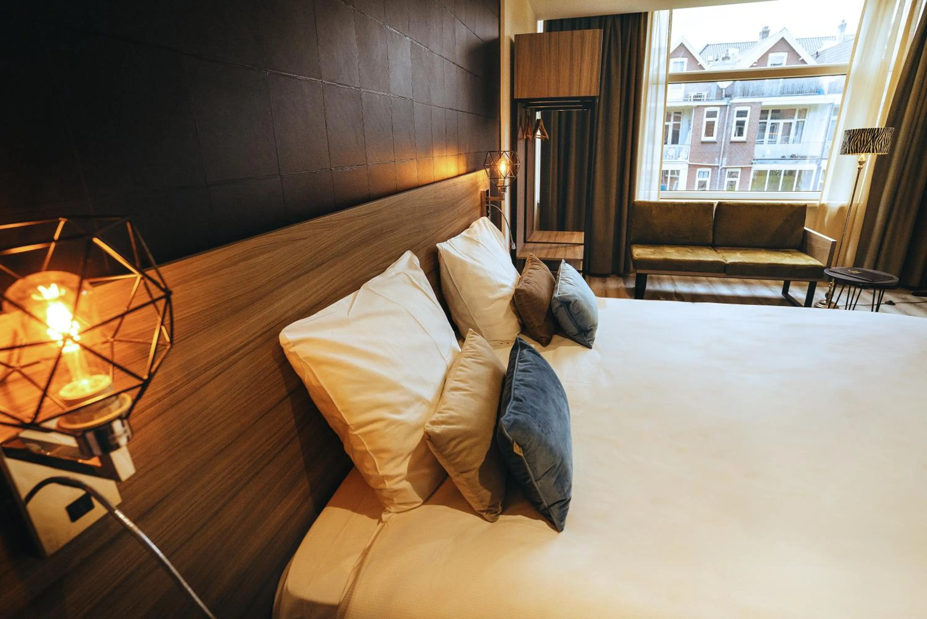 Bed in Boutique Hotel Milano Rotterdam-Centre