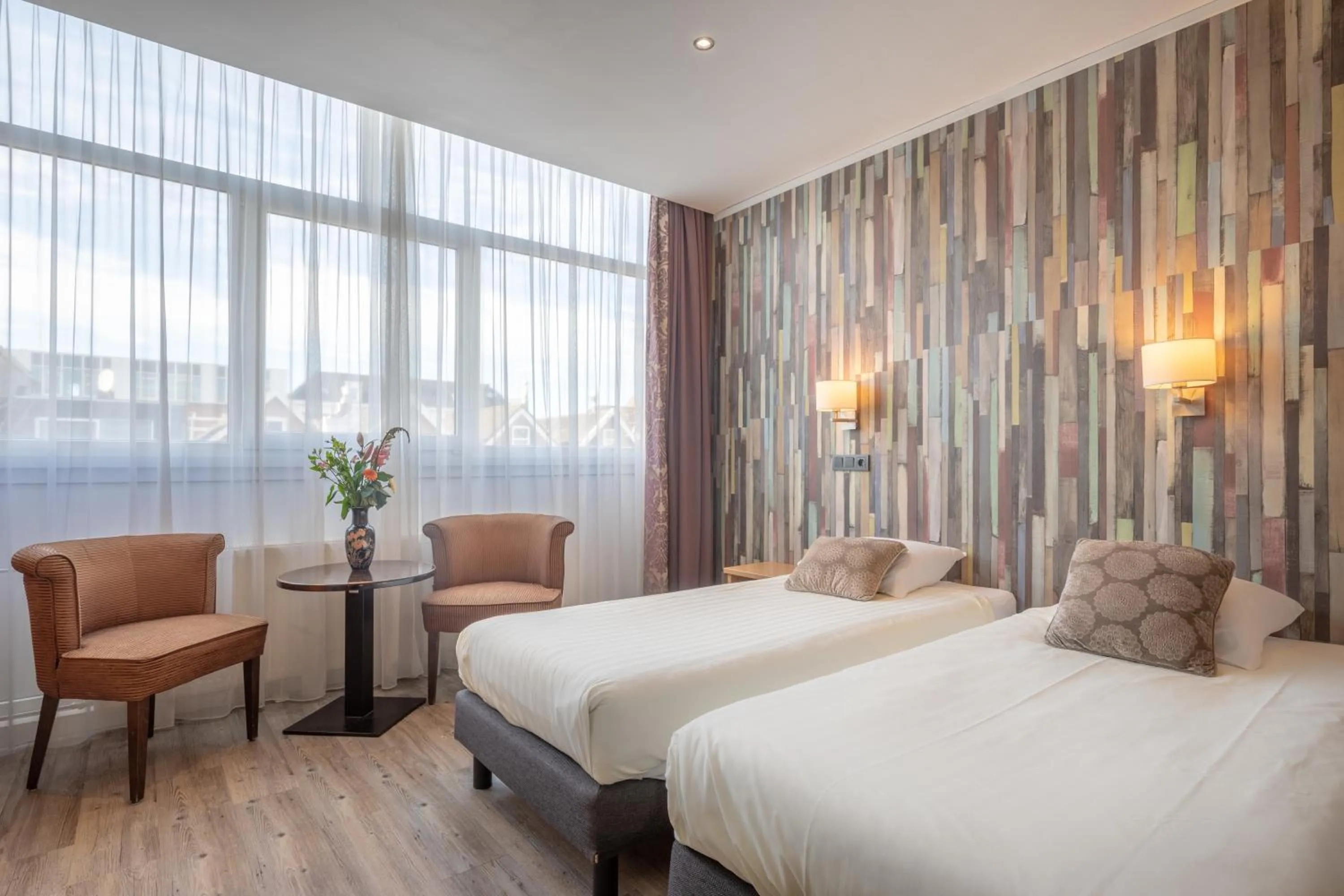 Bed in Boutique Hotel Milano Rotterdam-Centre