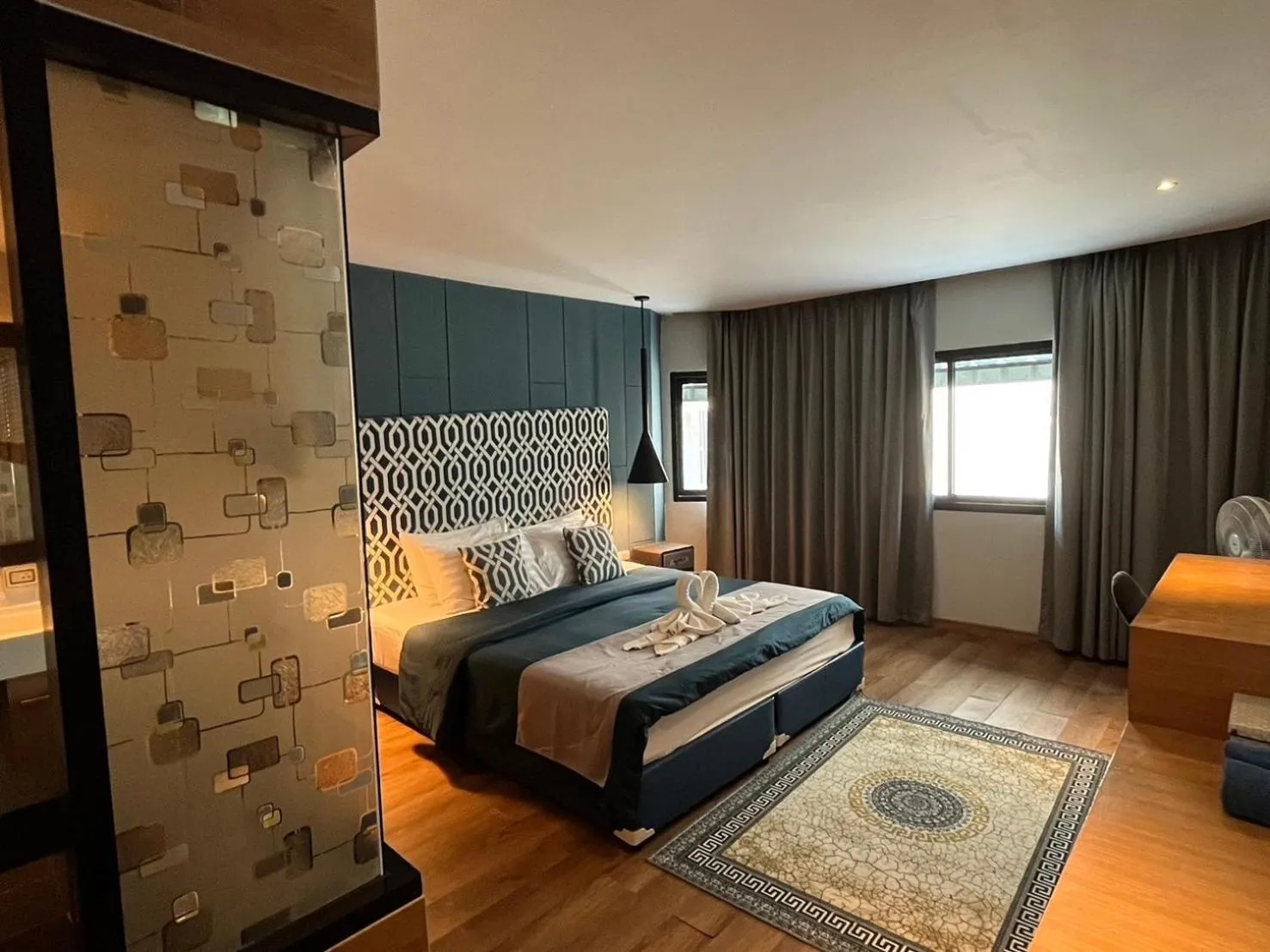 Bed in Fantastic Karon Beach guest house