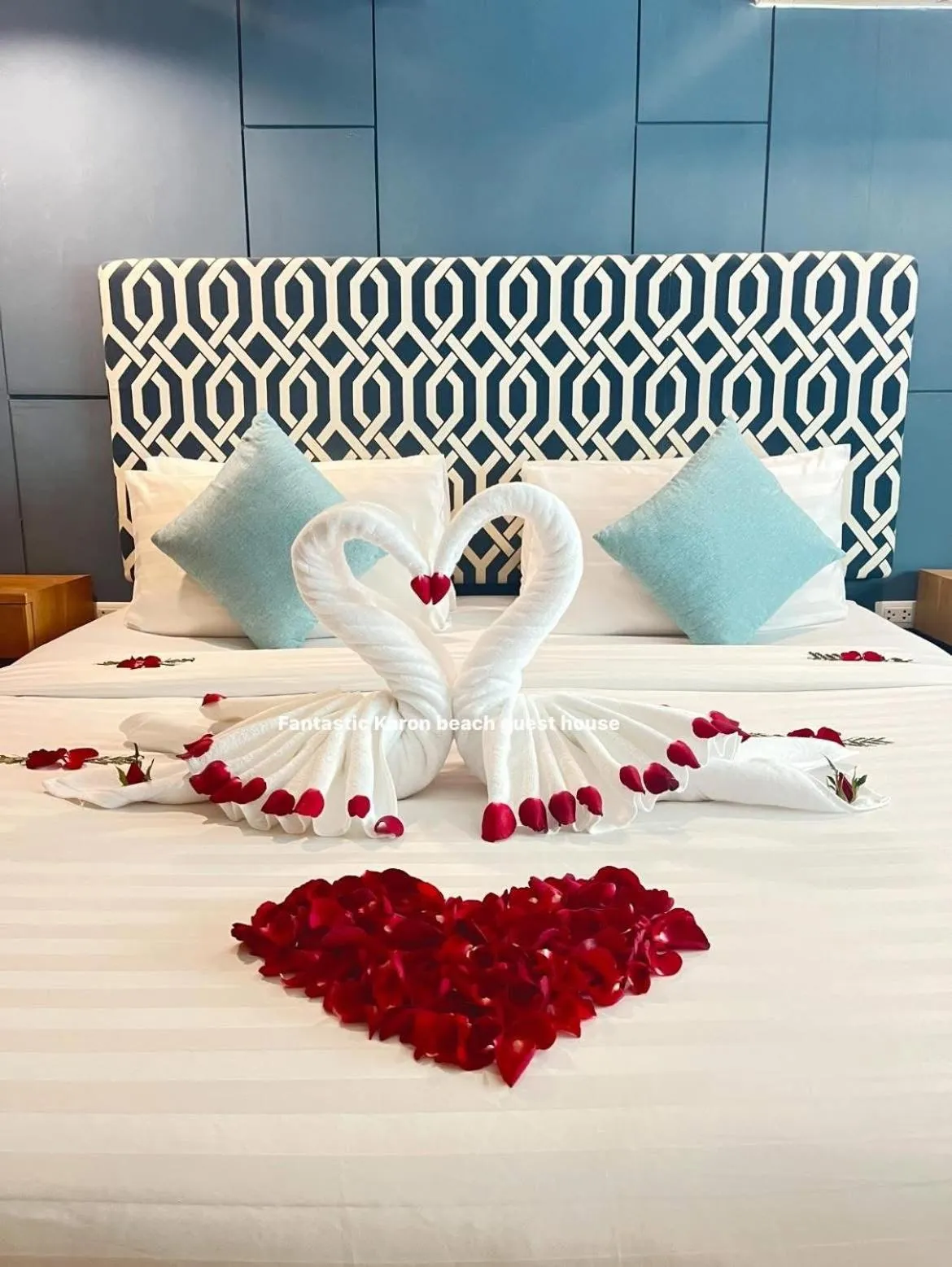 Bed in Fantastic Karon Beach guest house