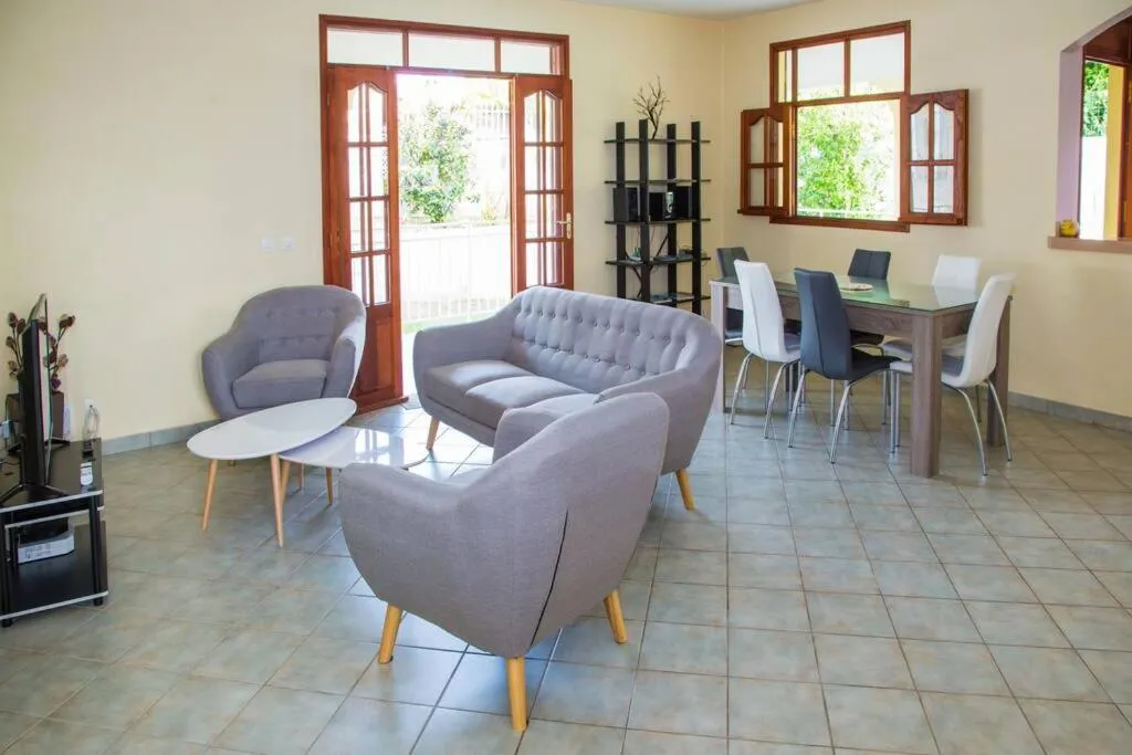 Living room in T4 Ixora à Mare-Gaillard Gosier