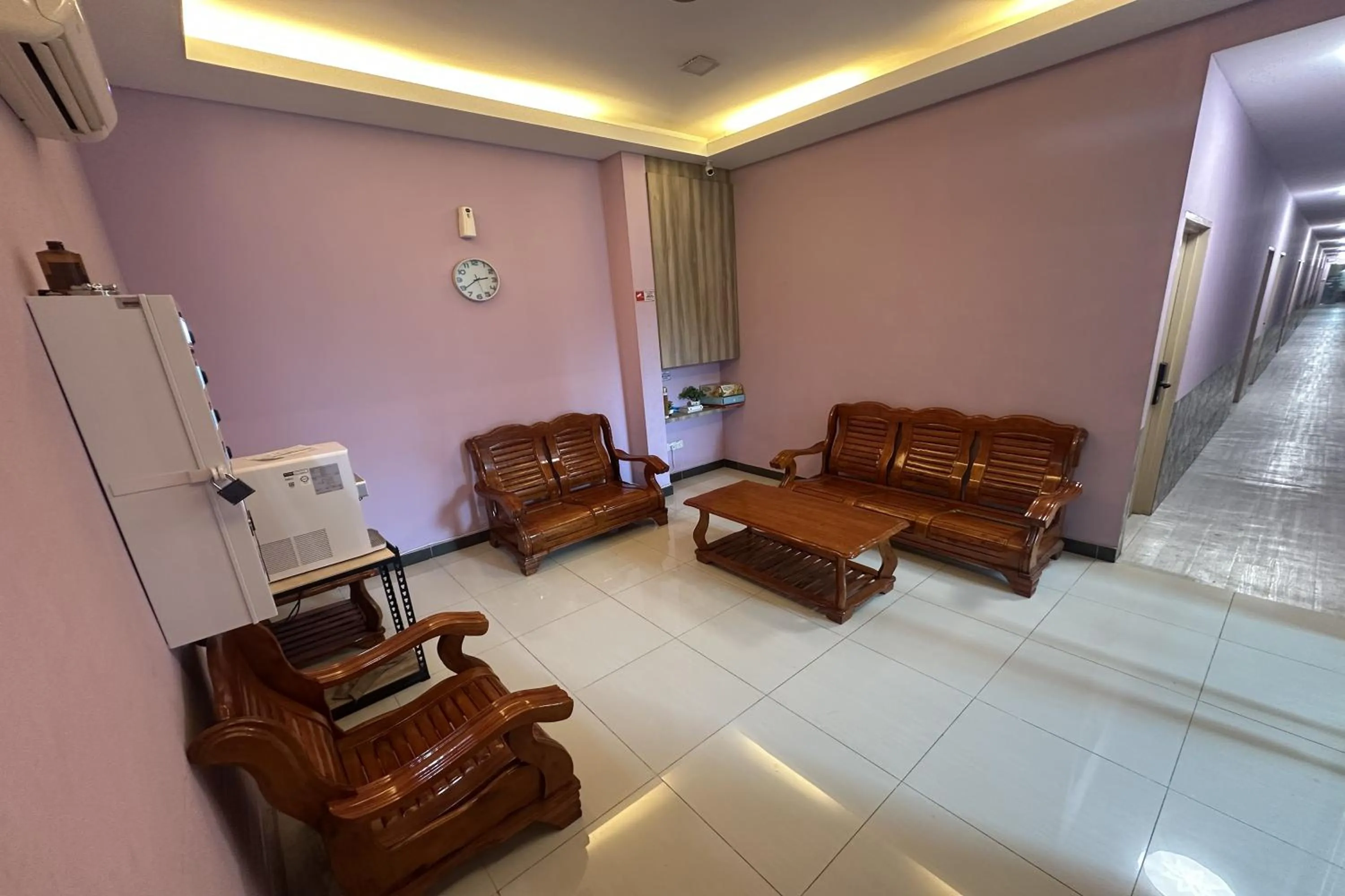 Lobby or reception in ABC Hostel