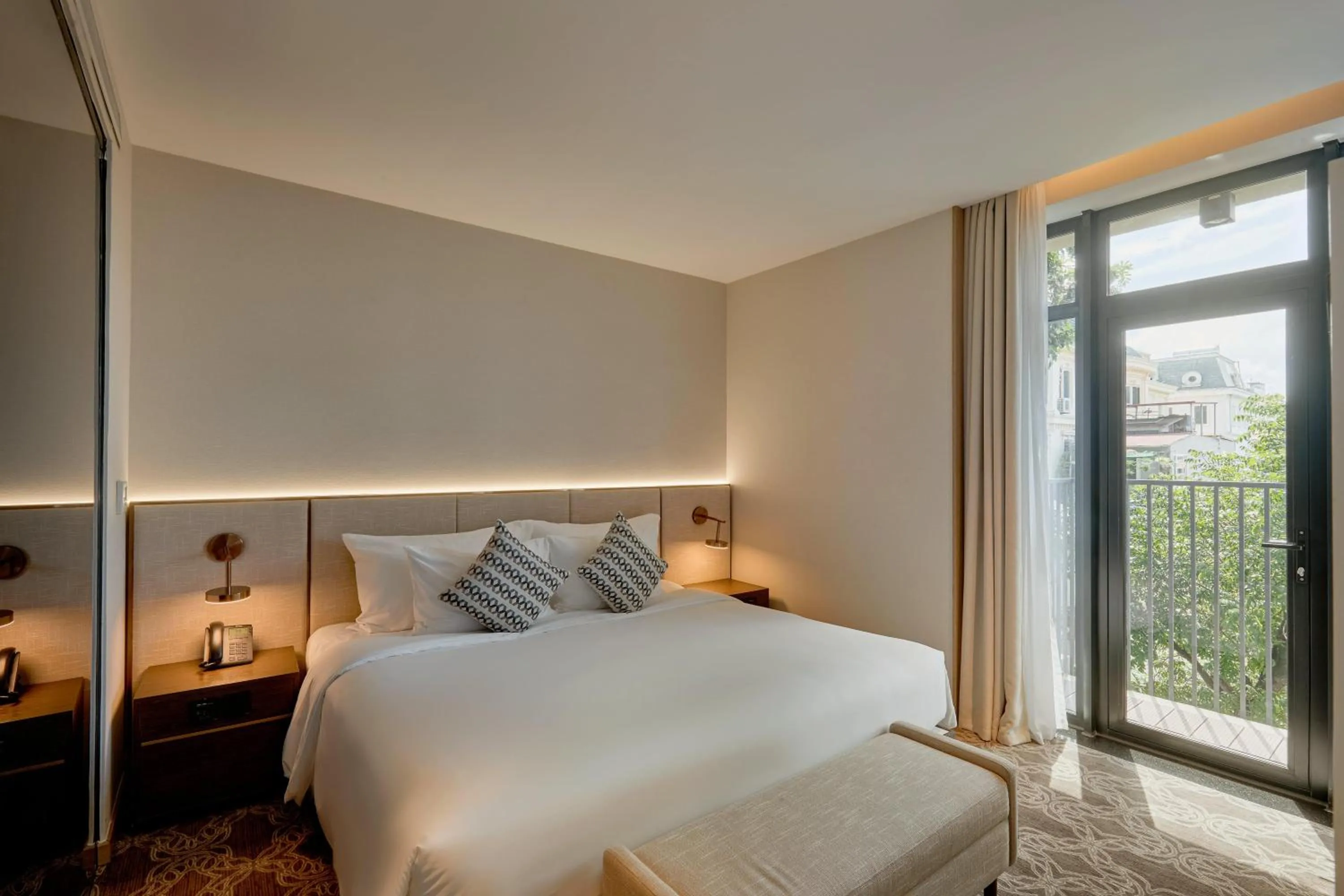 Bed in REY Hotel Hanoi