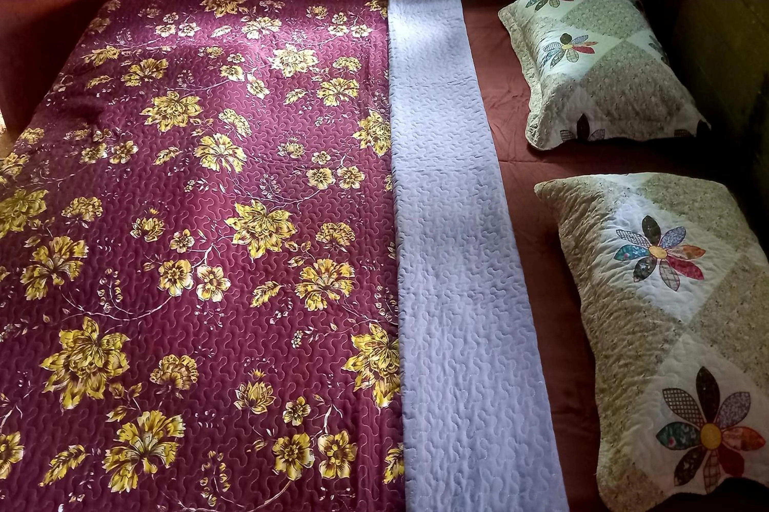 Bed in Doi PuMuen LAHU Homestay