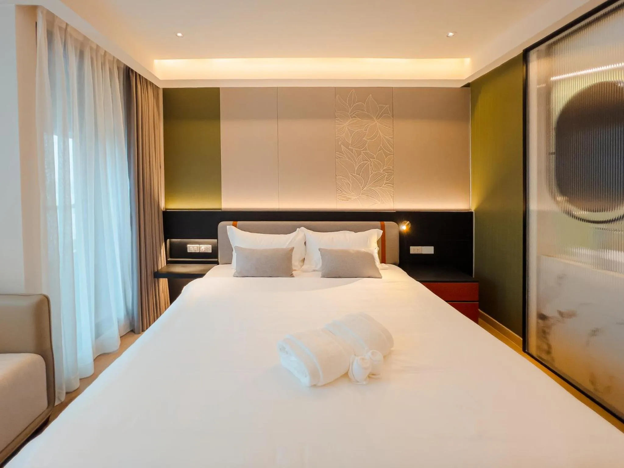 Bed in Cha Chiangmai Luxury