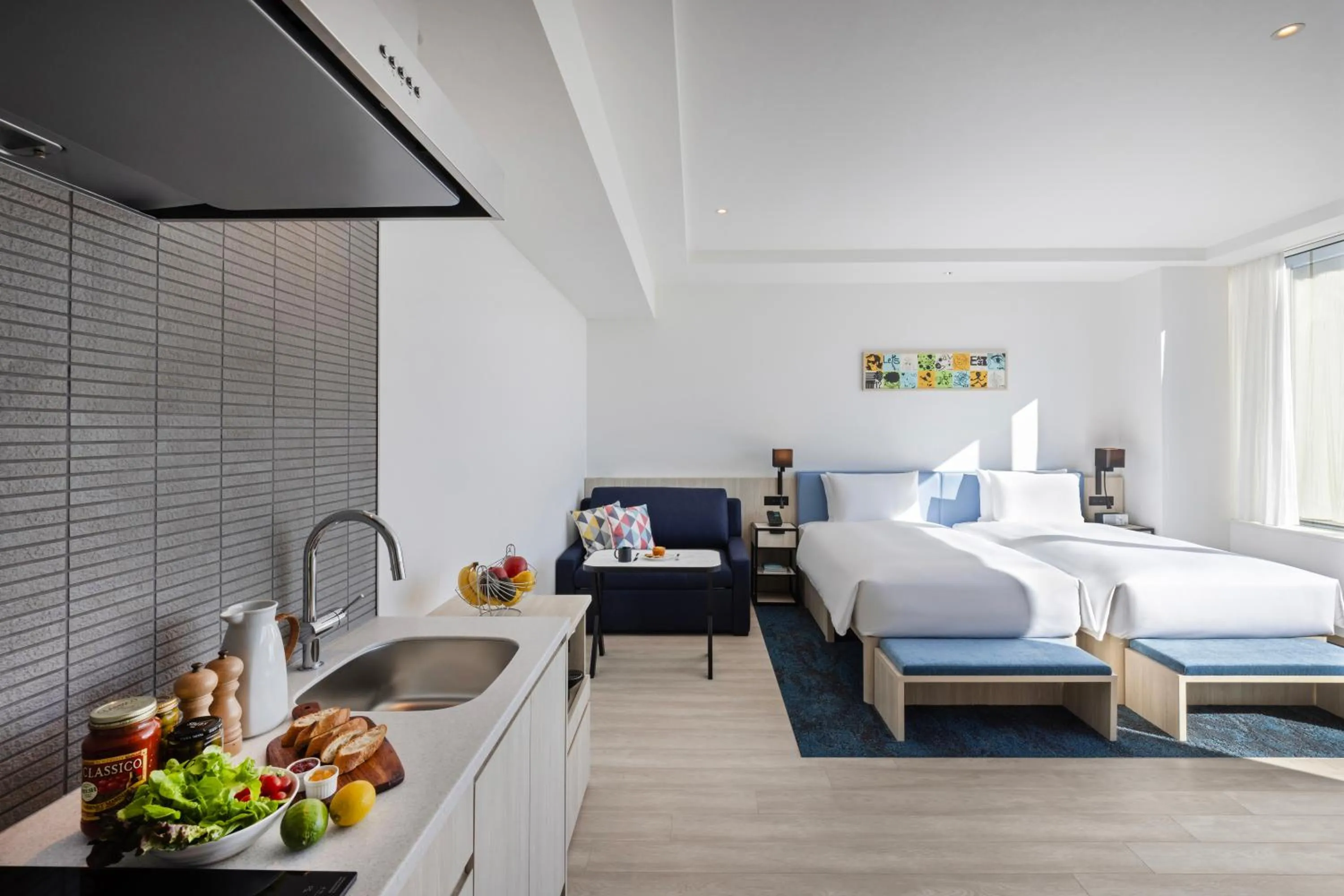 Bed in Hyatt House Tokyo Shibuya