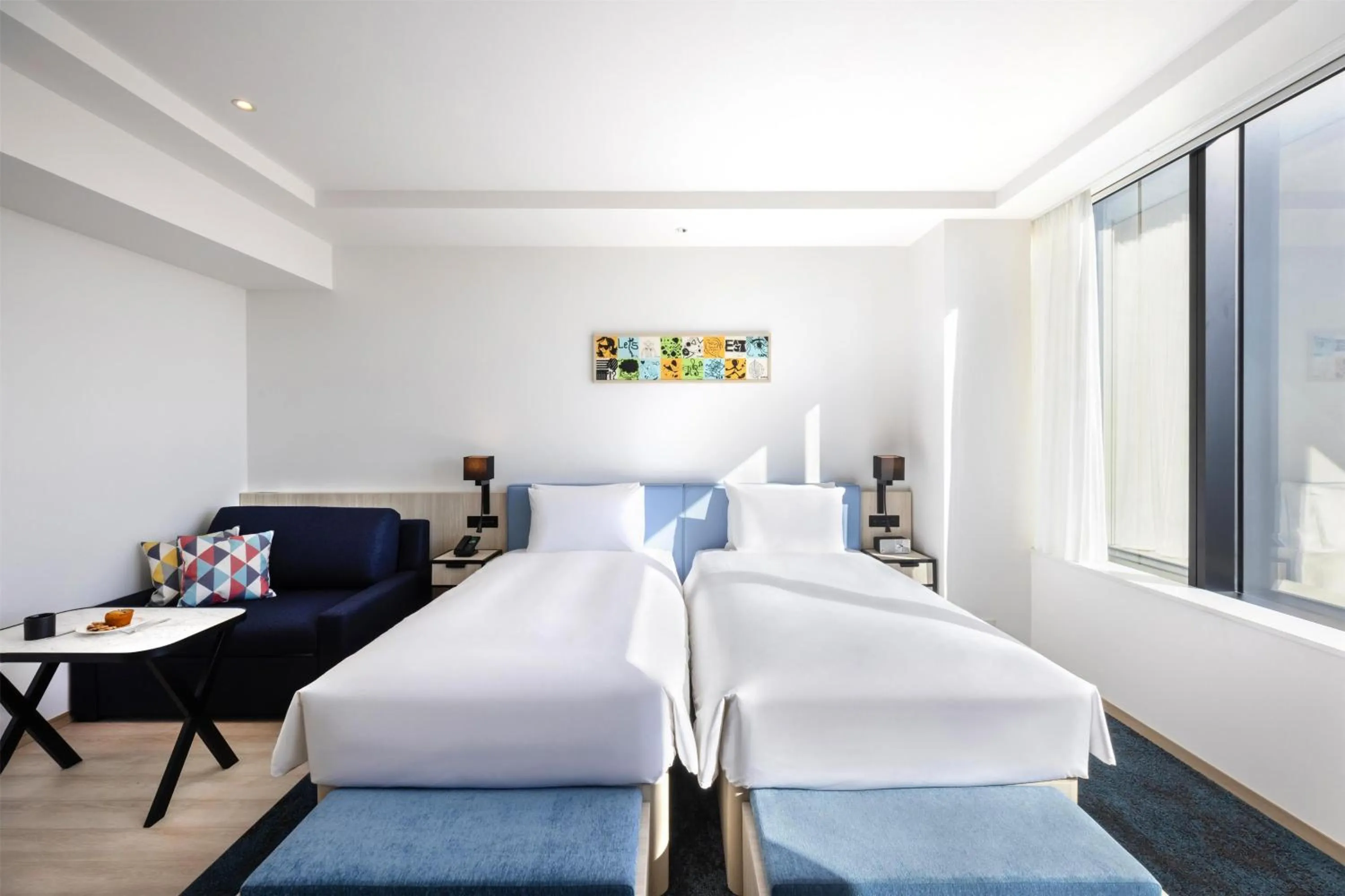 Bedroom, Bed in Hyatt House Tokyo Shibuya