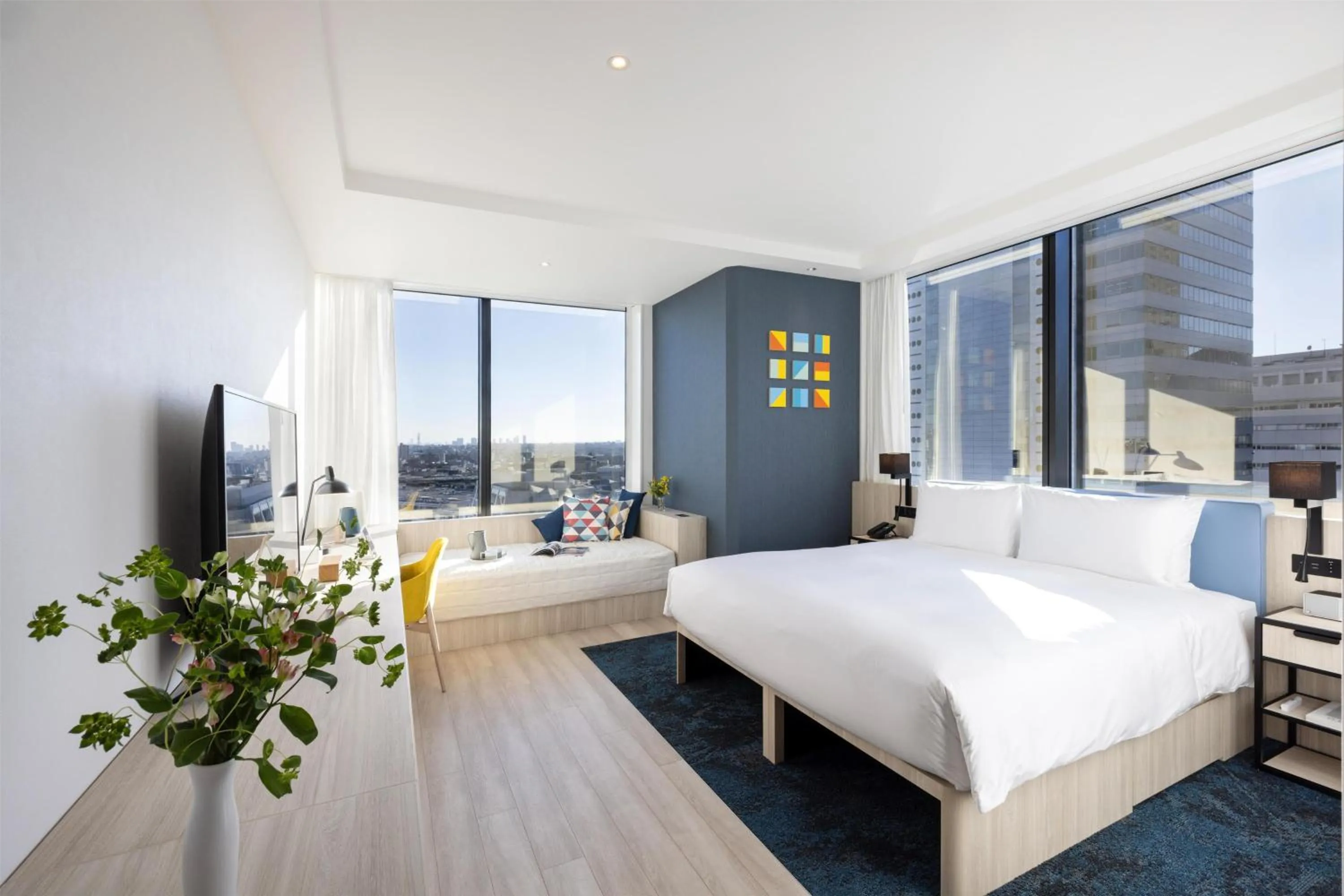 Bedroom, Bed in Hyatt House Tokyo Shibuya