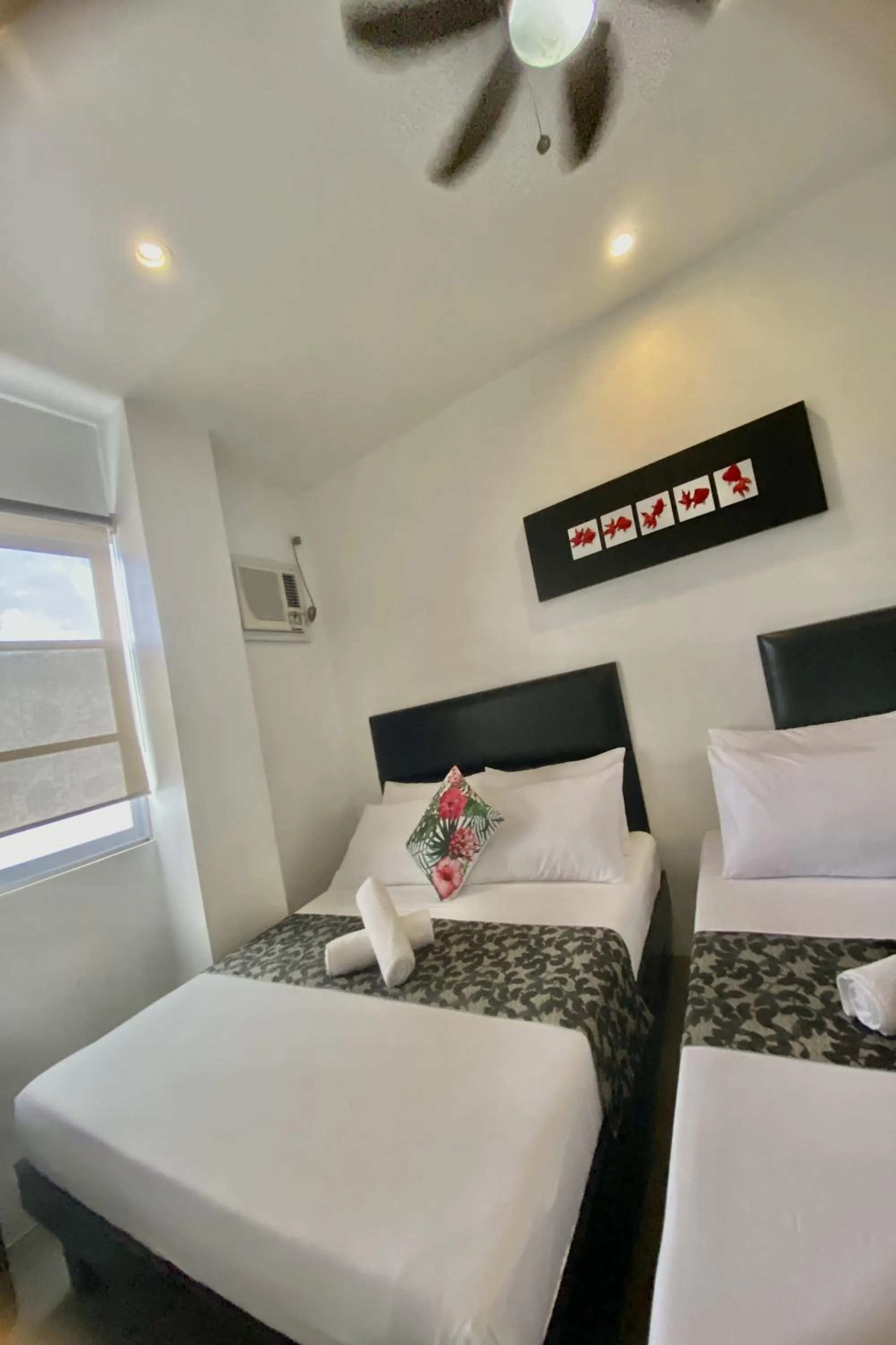 Bed in Micasa Lodge Palawan