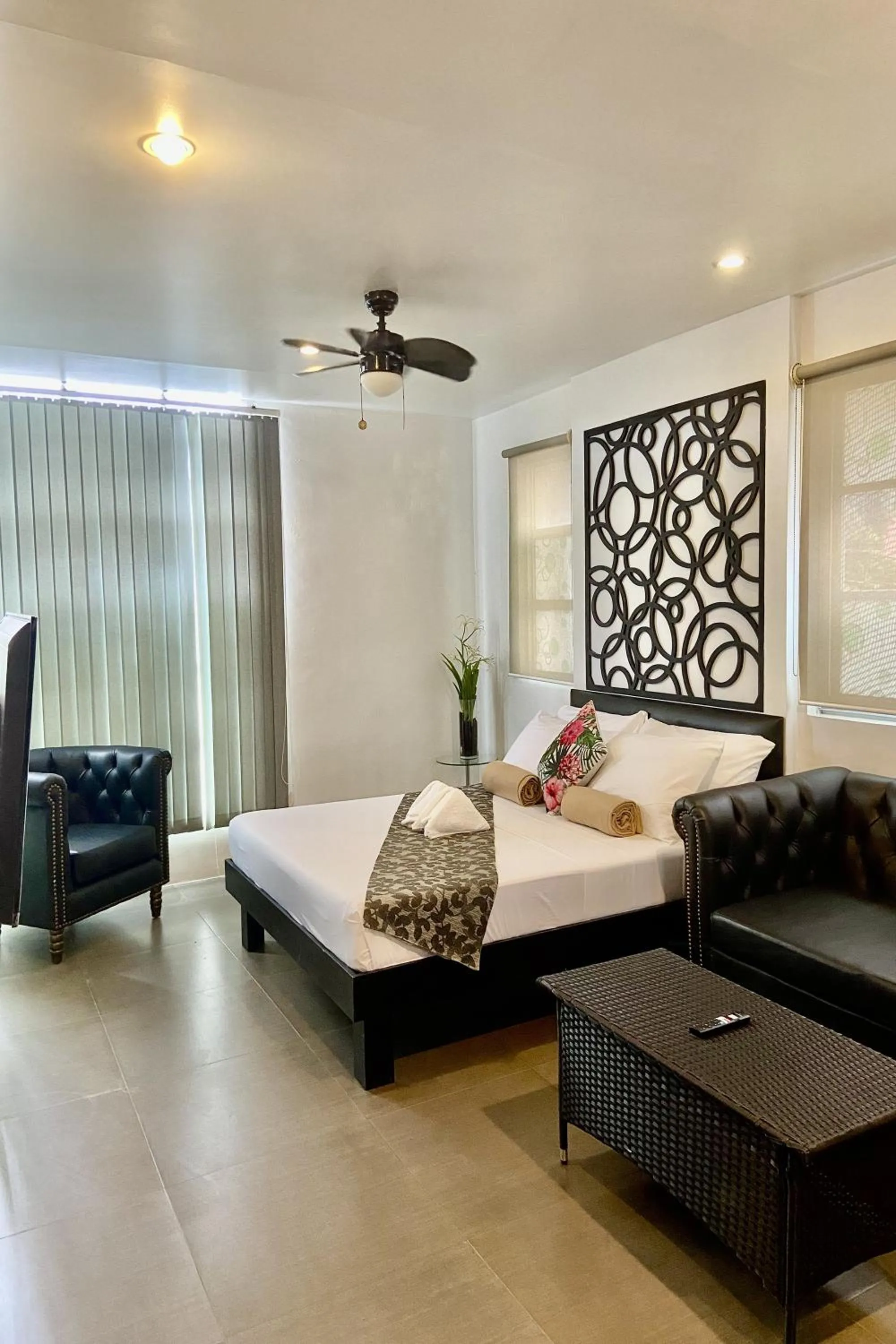 Bed in Micasa Lodge Palawan