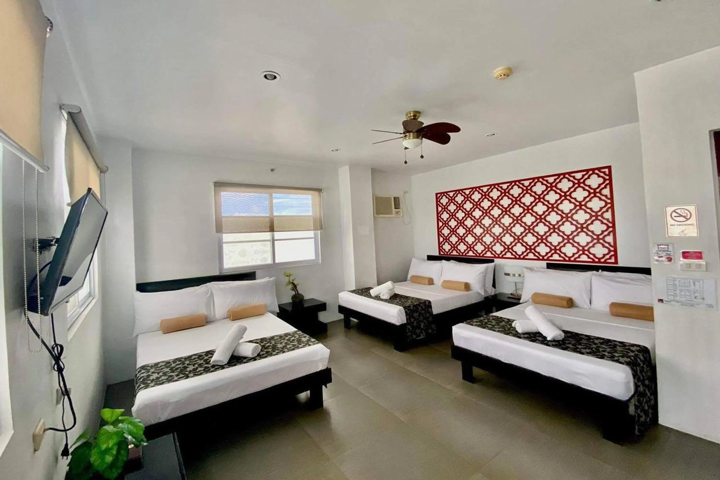 Bed in Micasa Lodge Palawan