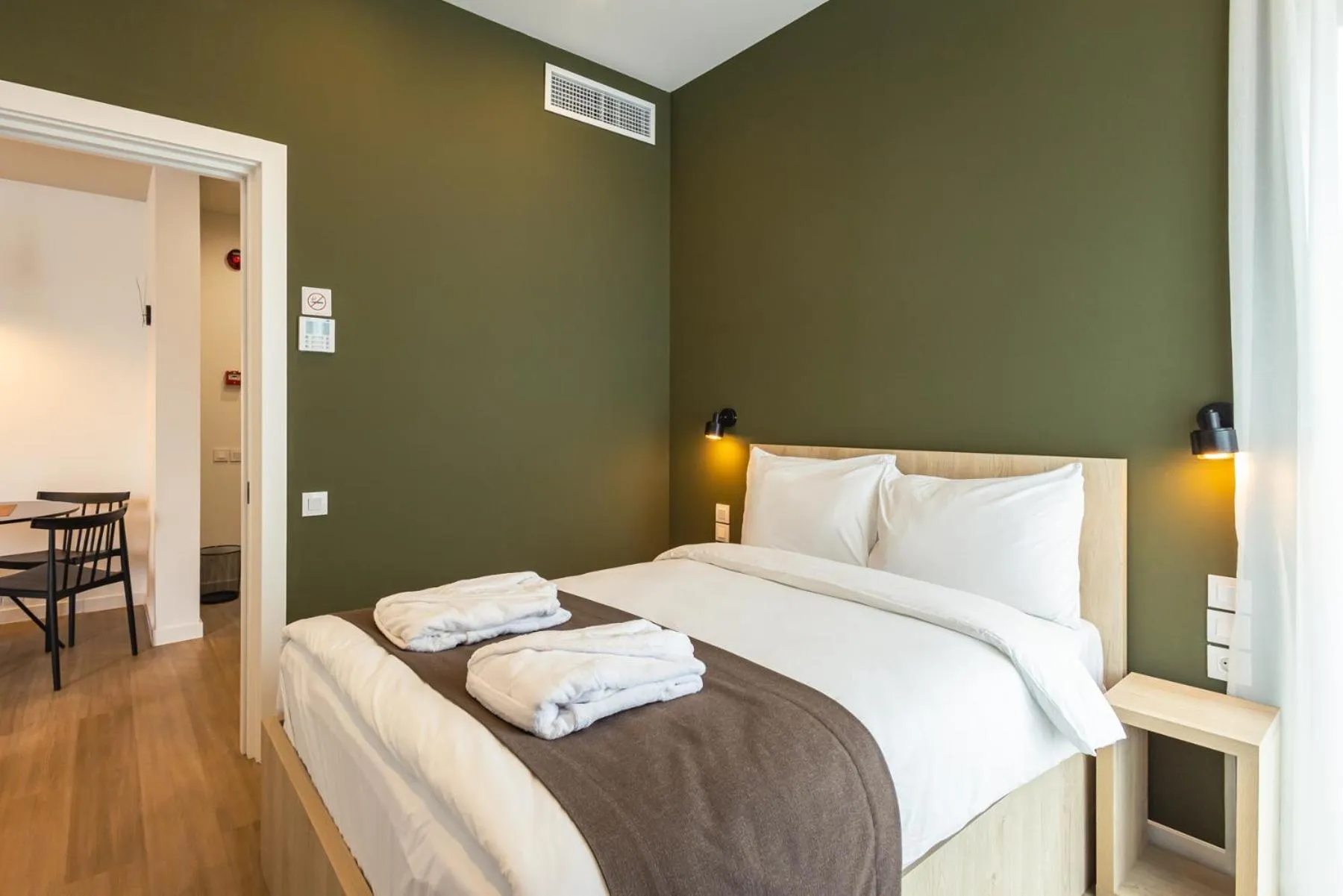 Bed in Apart Hotel Kundzuli