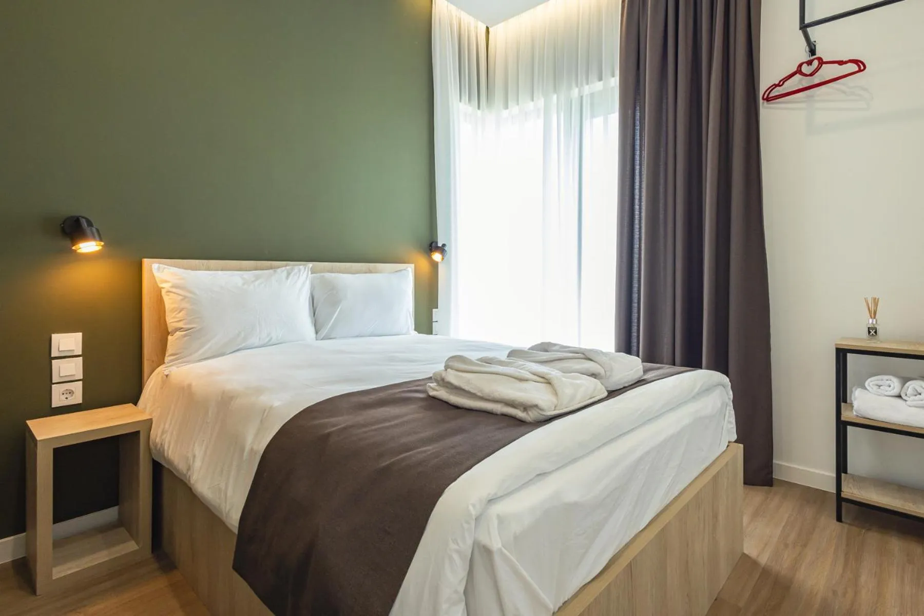 Bed in Apart Hotel Kundzuli