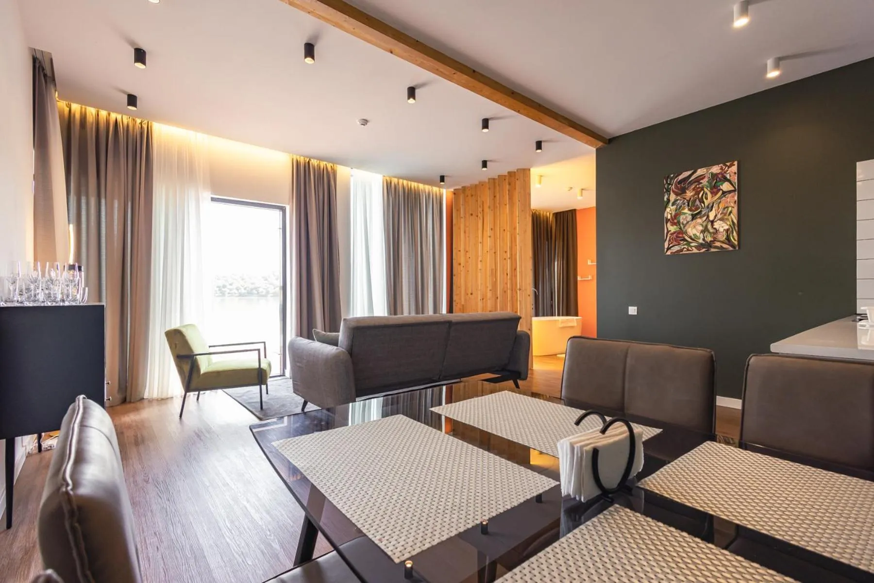 Living room in Apart Hotel Kundzuli