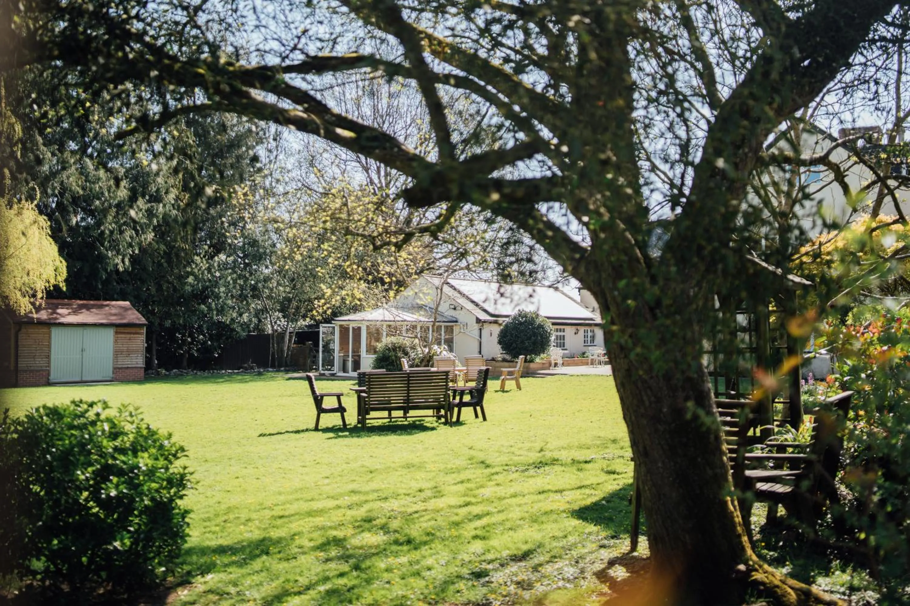 Garden in The Farthings Somerset