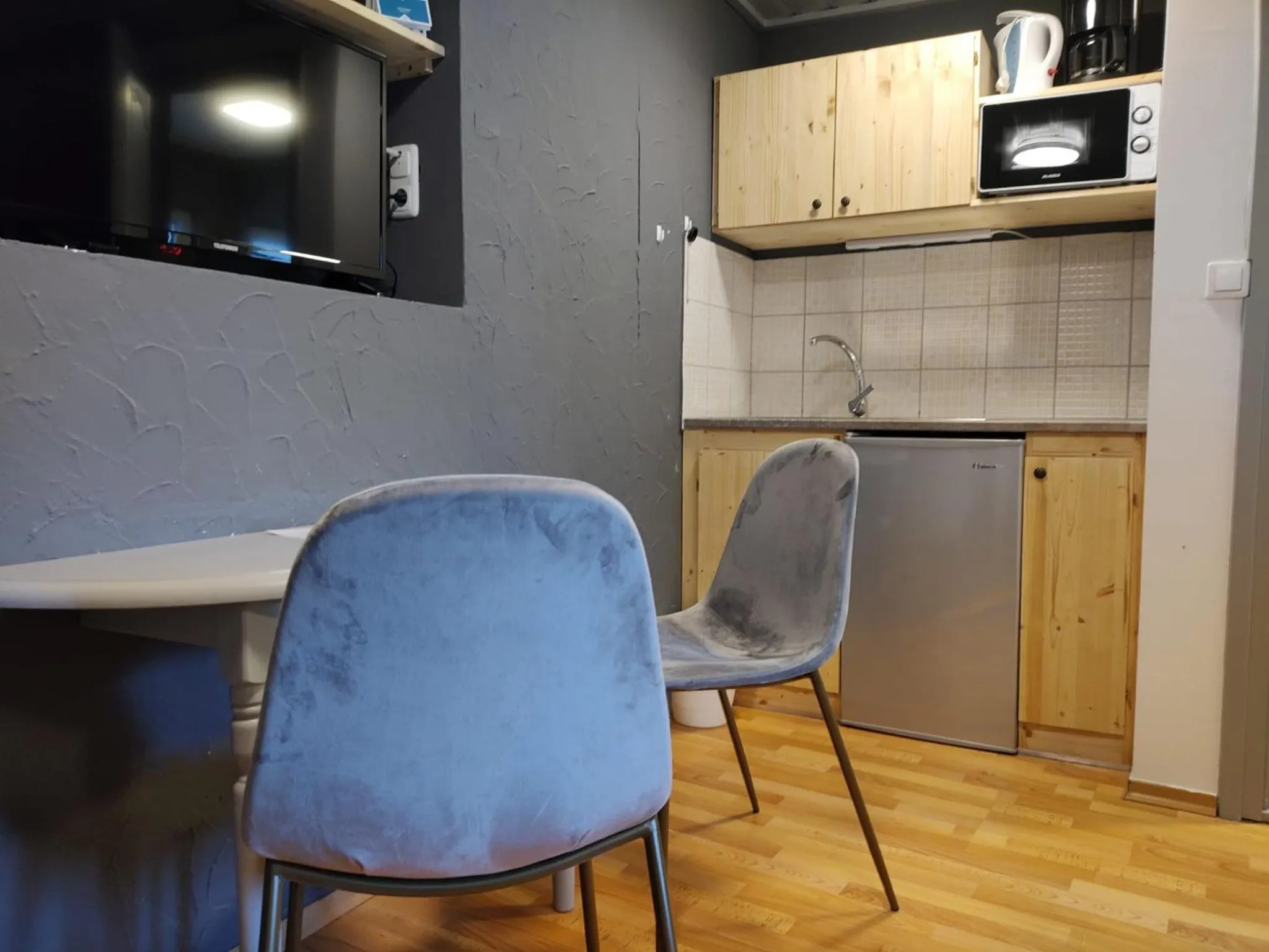 Kitchen or kitchenette in Hotel Garni Forsthaus Ruhpolding