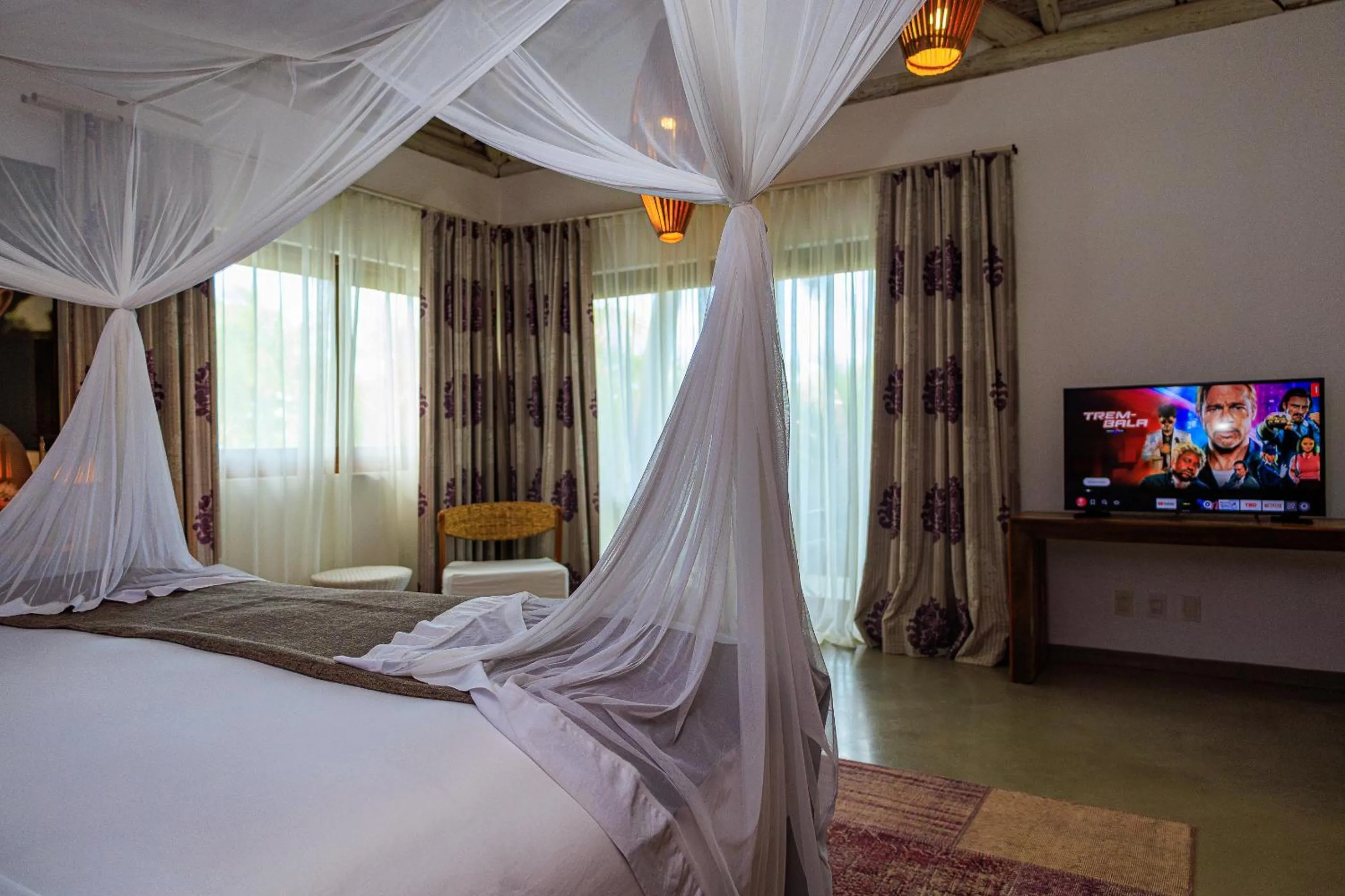 TV and multimedia, Bed in Campo Bahia Hotel Villas Spa