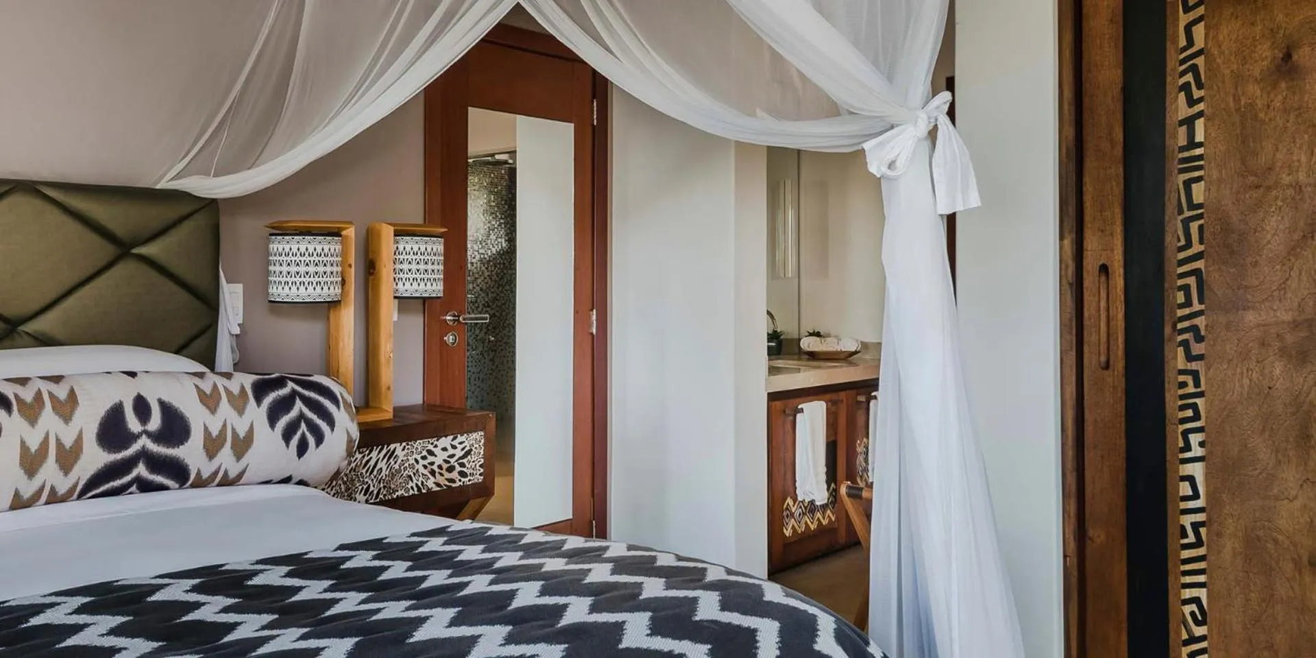 Bed in Campo Bahia Hotel Villas Spa