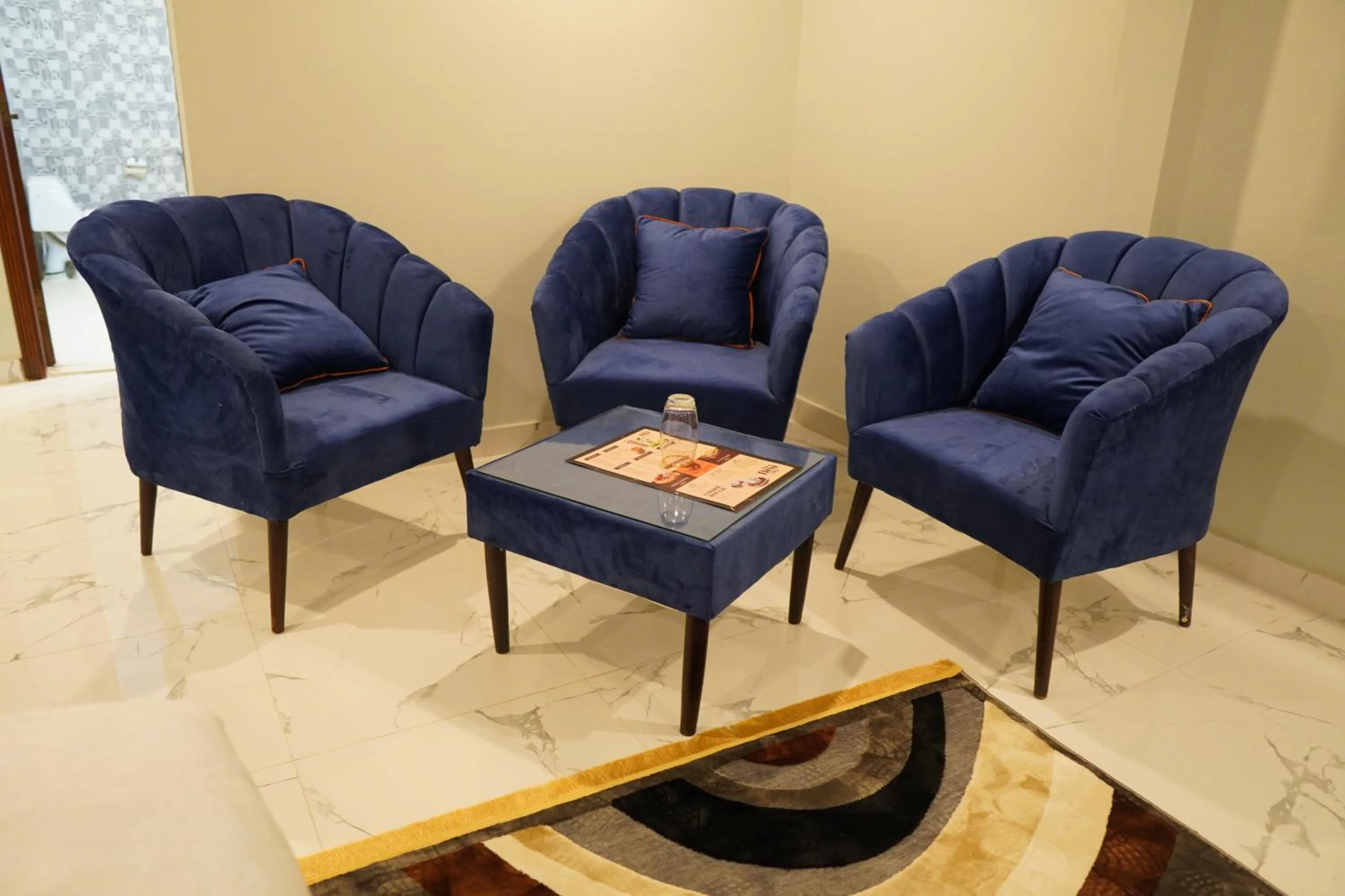 Seating area in Nuva Hotel