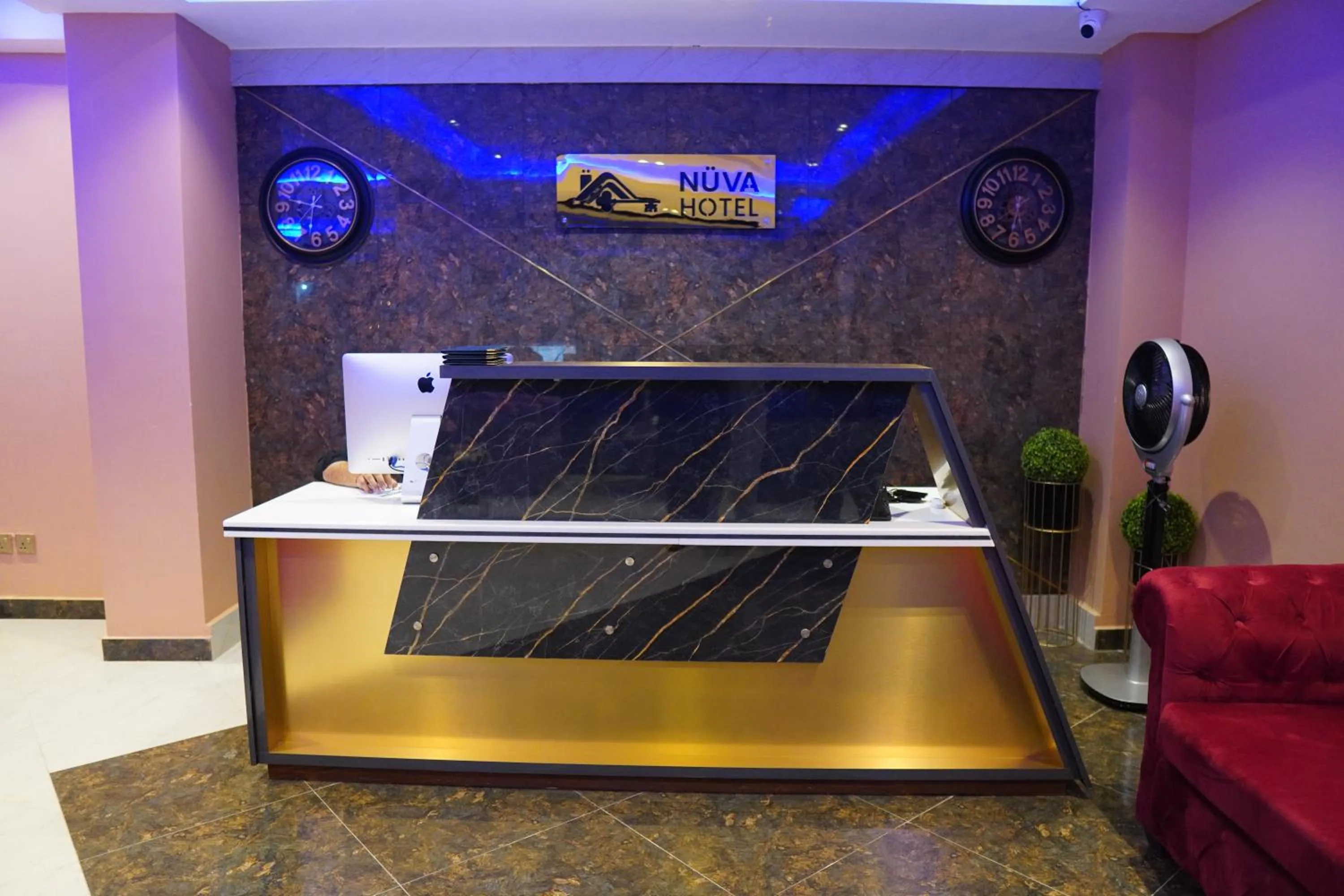 Lobby or reception in Nuva Hotel