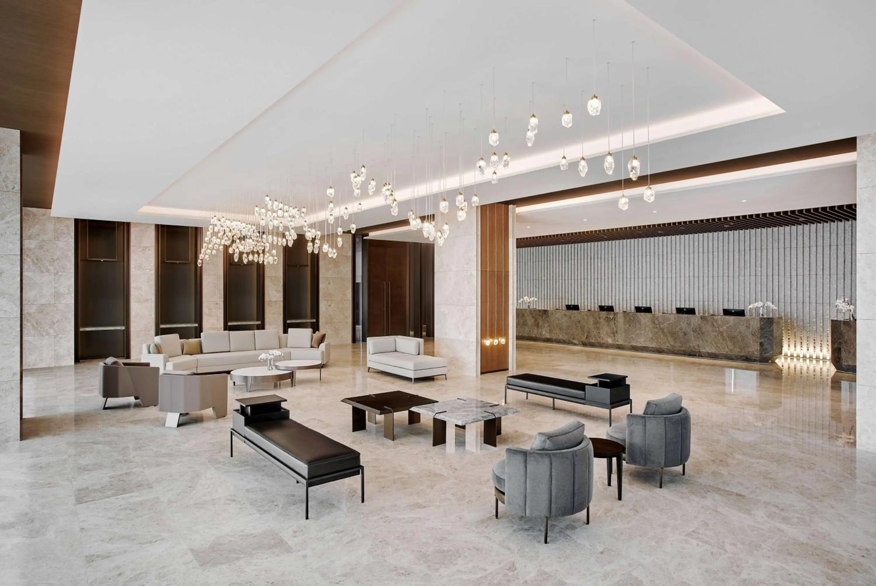Lobby or reception in Wyndham Grand Busan