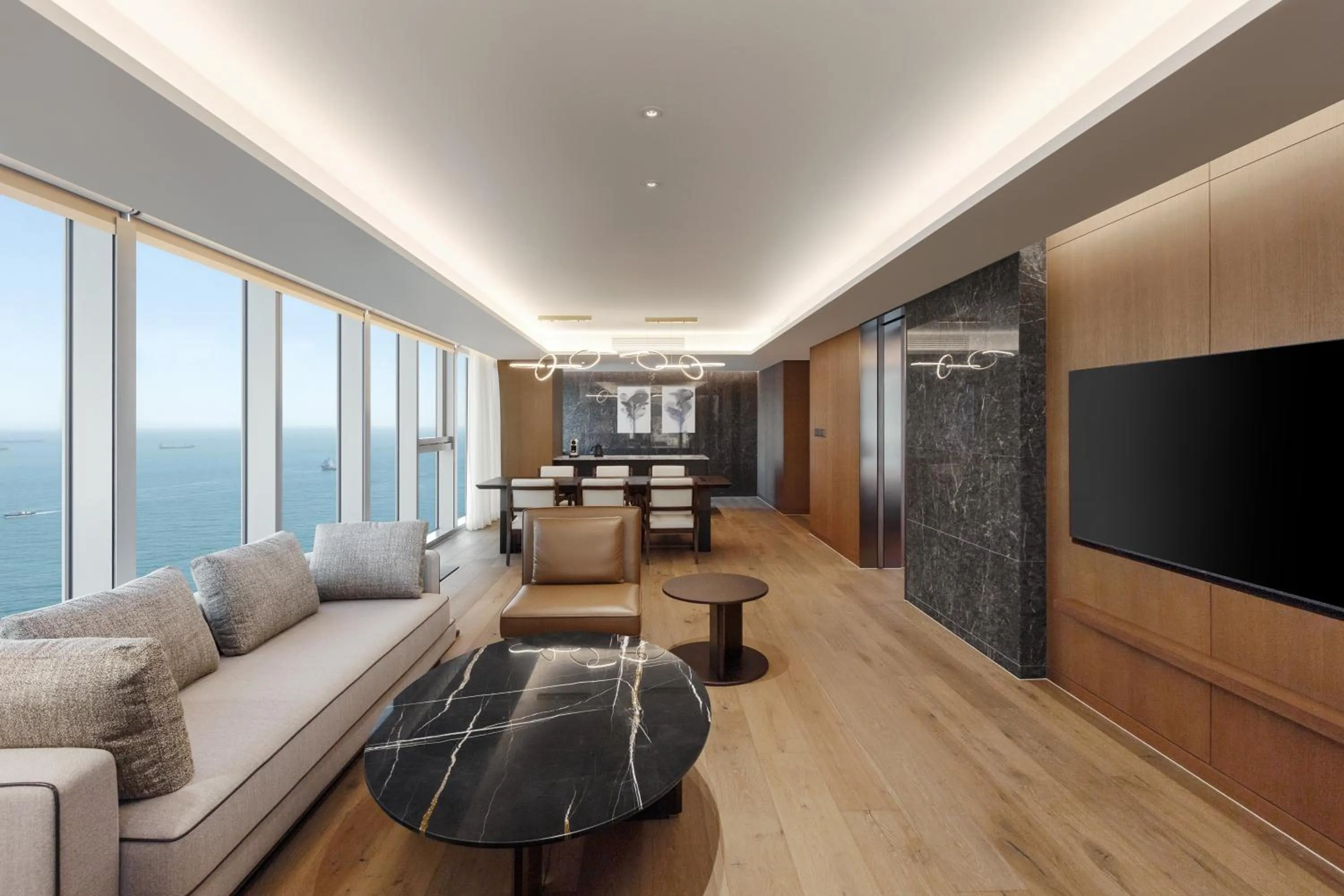 Living room in Wyndham Grand Busan