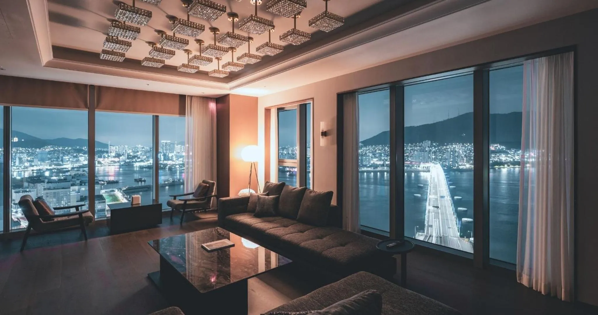 Living room in Wyndham Grand Busan