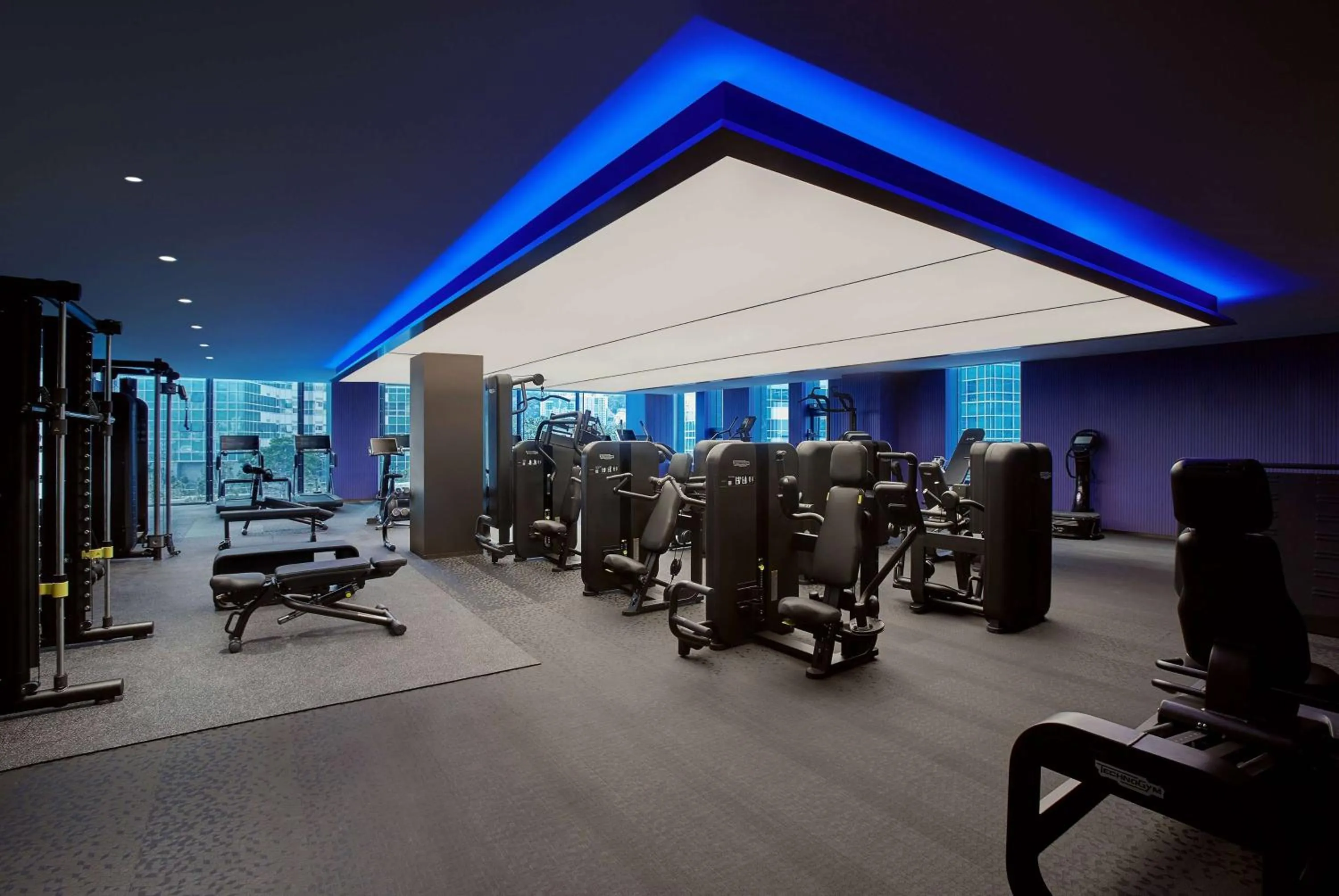 Fitness centre/facilities in Wyndham Grand Busan