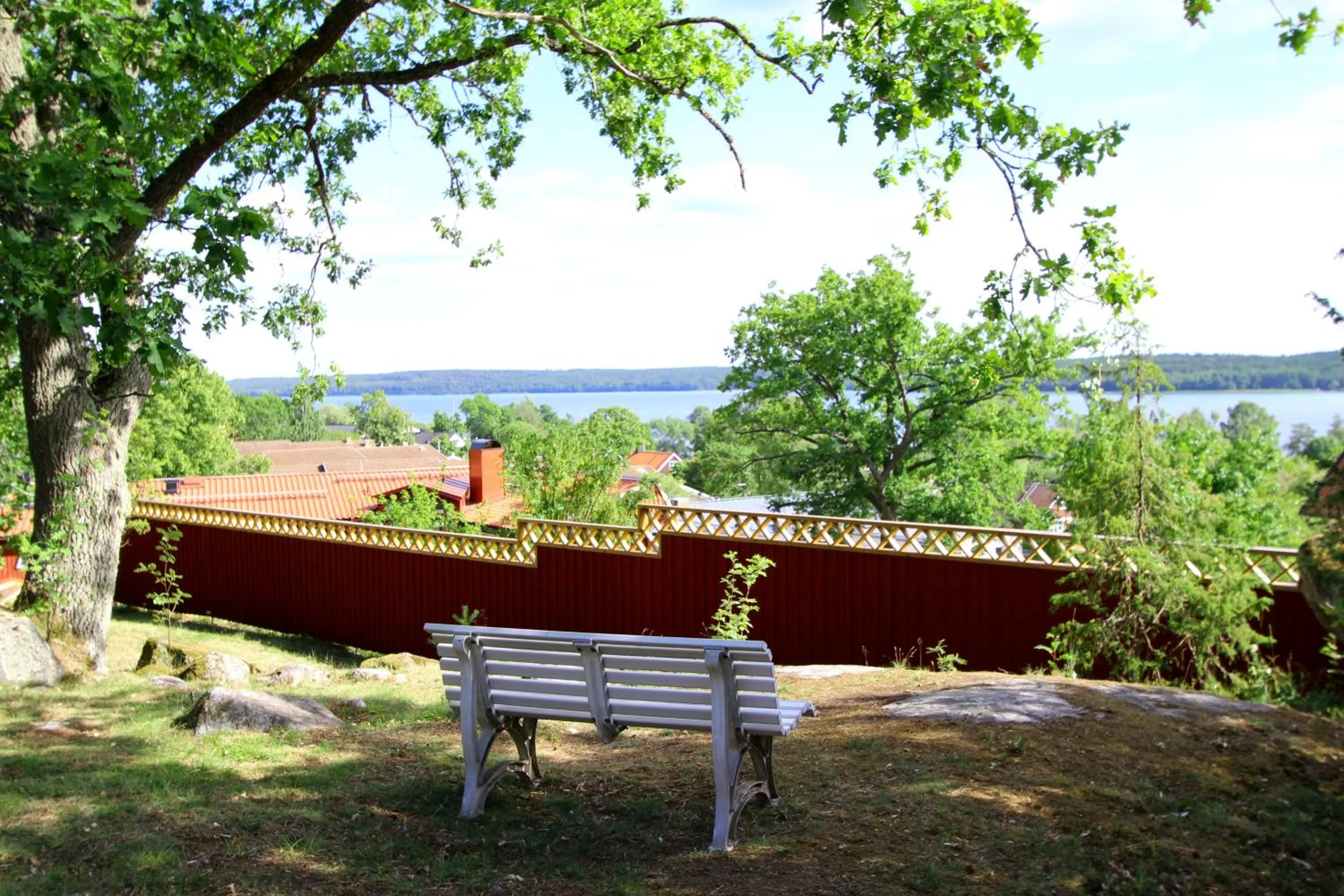 Communal lounge/ TV room in STF Sigtuna Vandrarhem