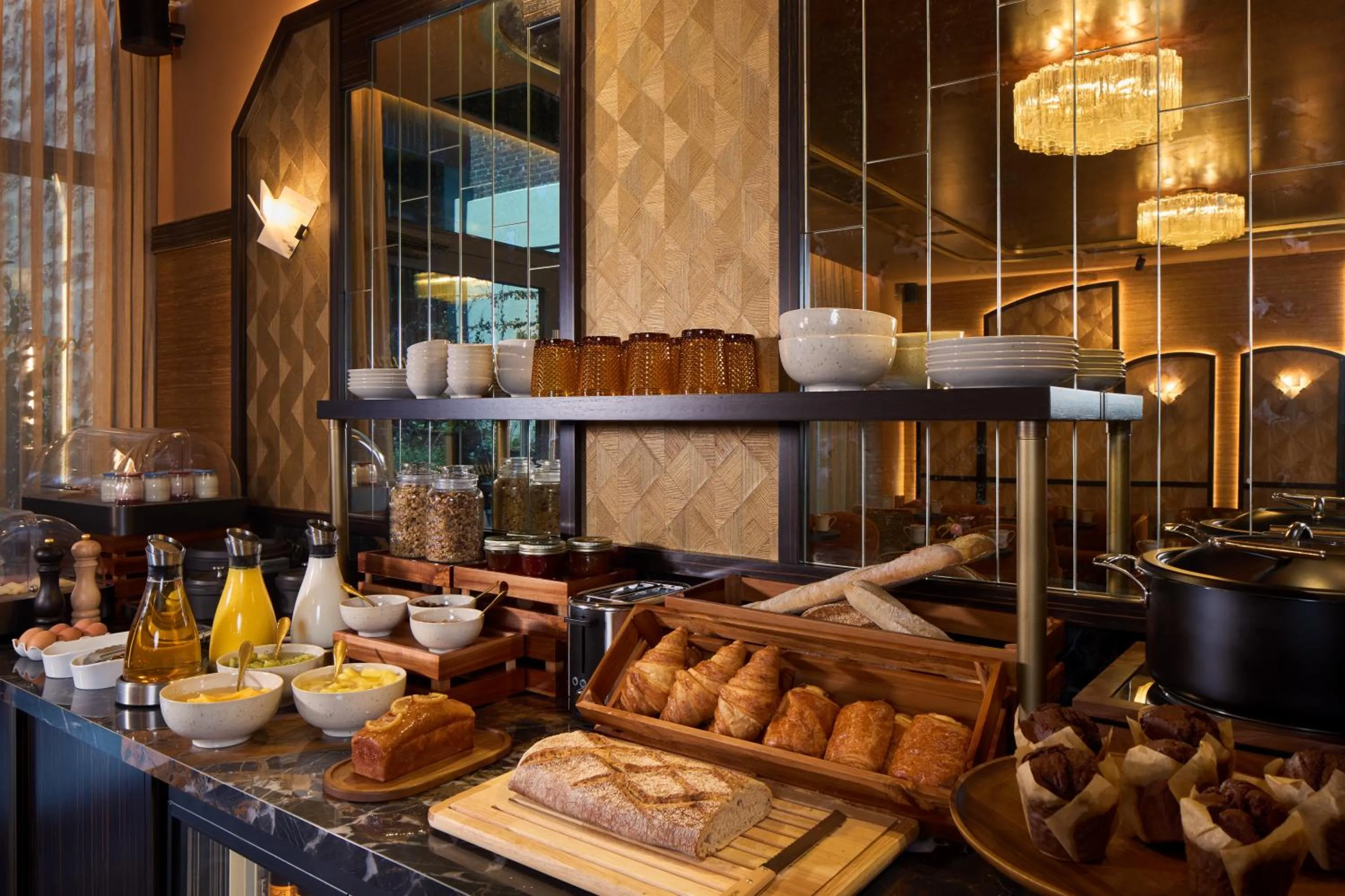 Buffet breakfast in Maison Cassandre