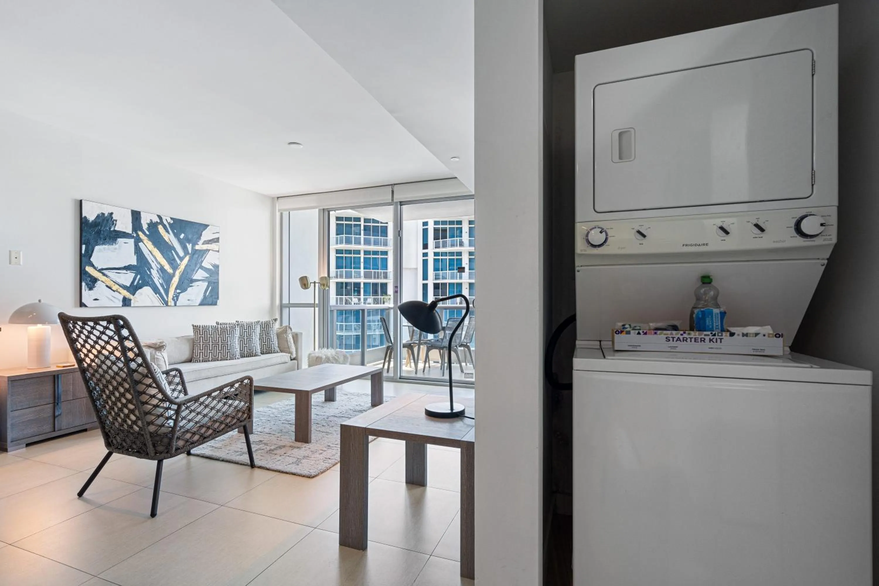 Living room in Dharma Home Suites Miami Beach at Monte Carlo