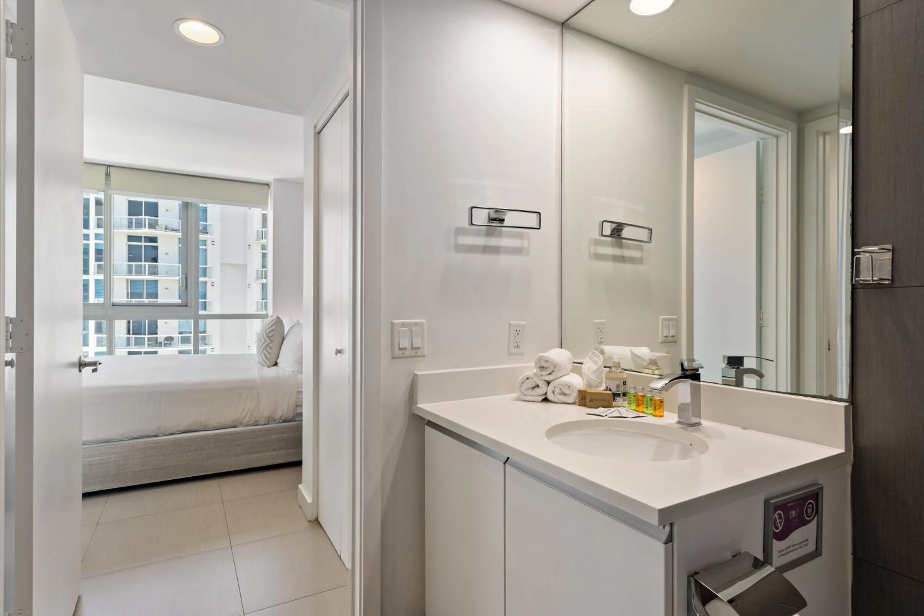 Bathroom in Dharma Home Suites Miami Beach at Monte Carlo