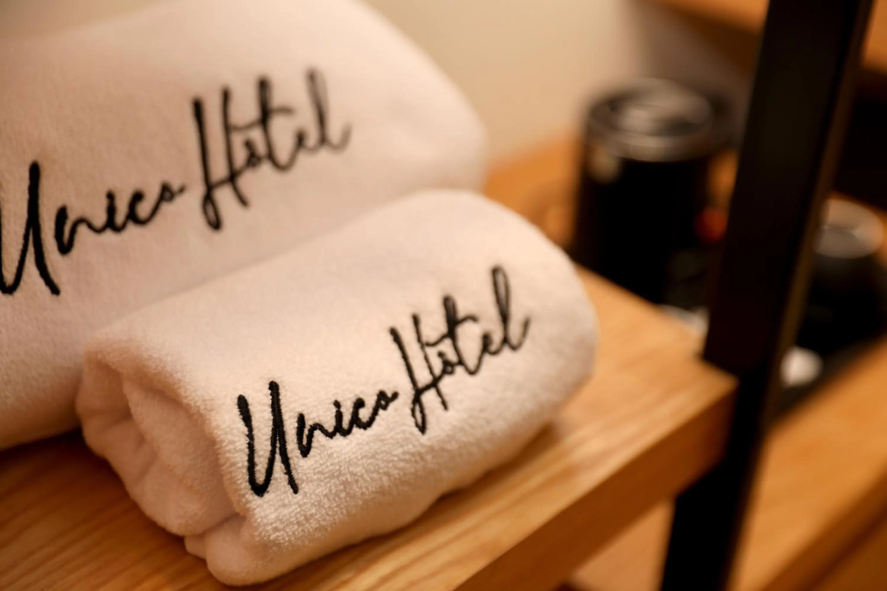 Text overlay in Unico Hotel & Spa Casablanca