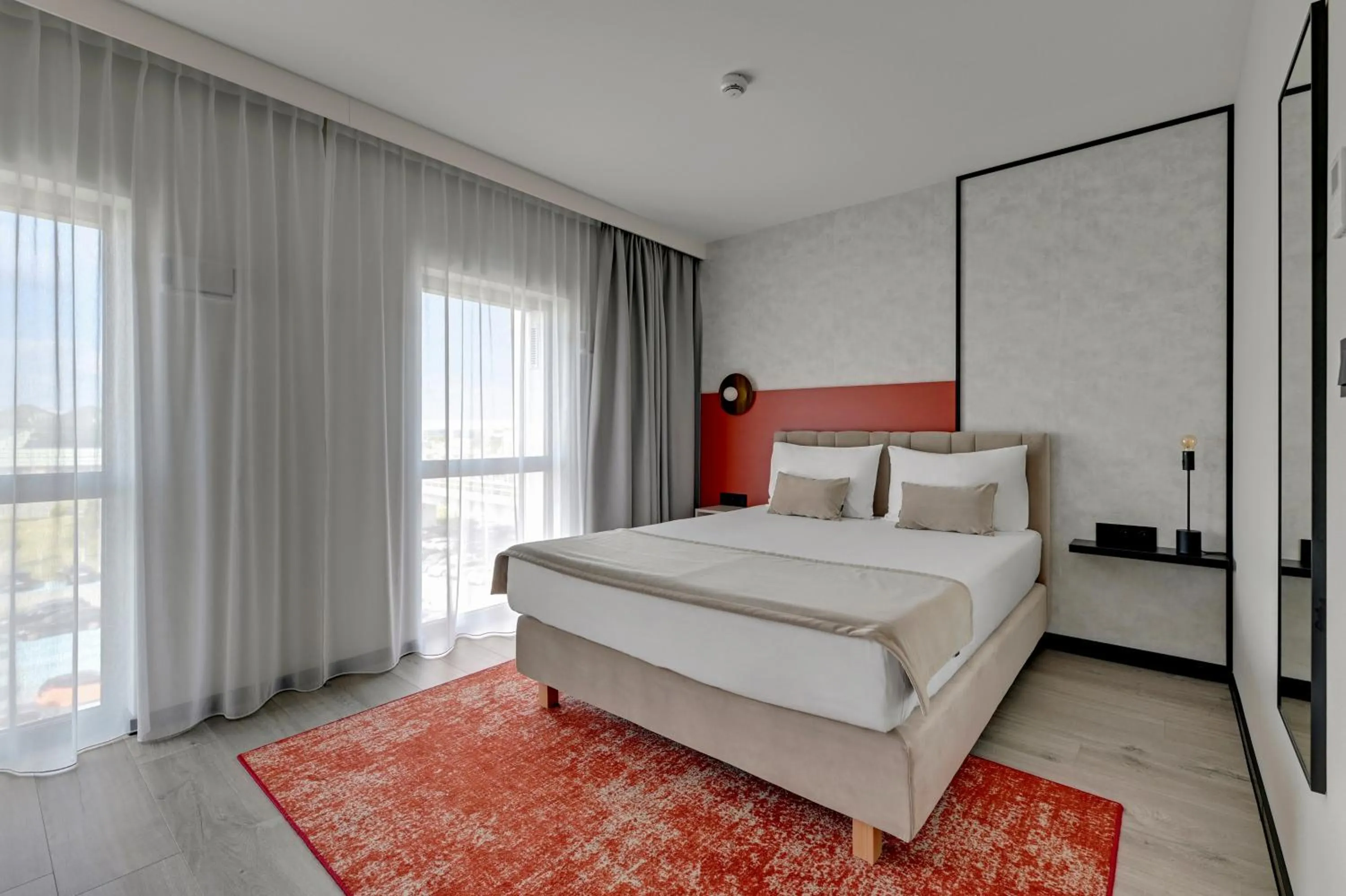 Bed in Hotel Milo Gdansk Airport