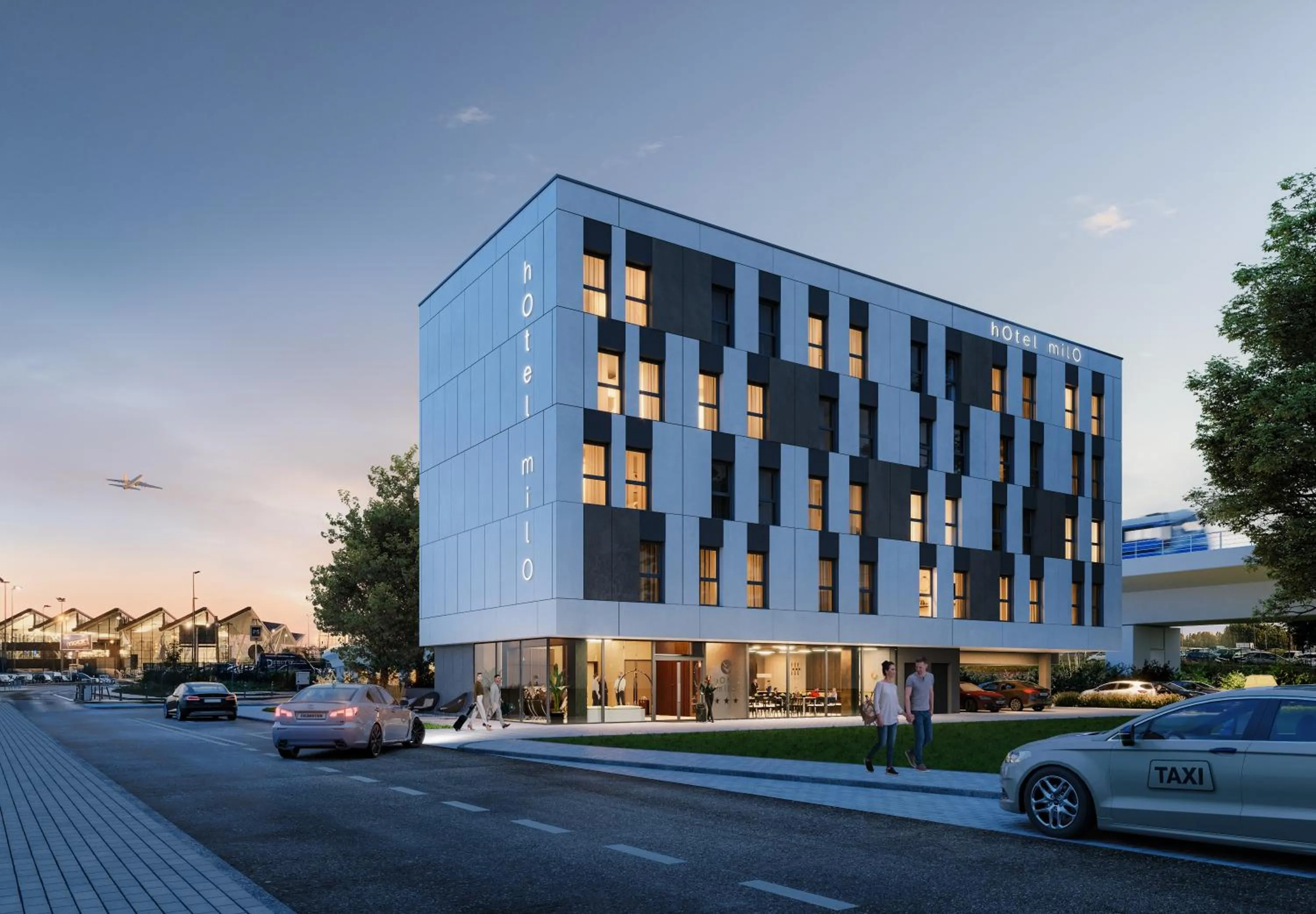 Property building in Hotel Milo Gdansk Airport