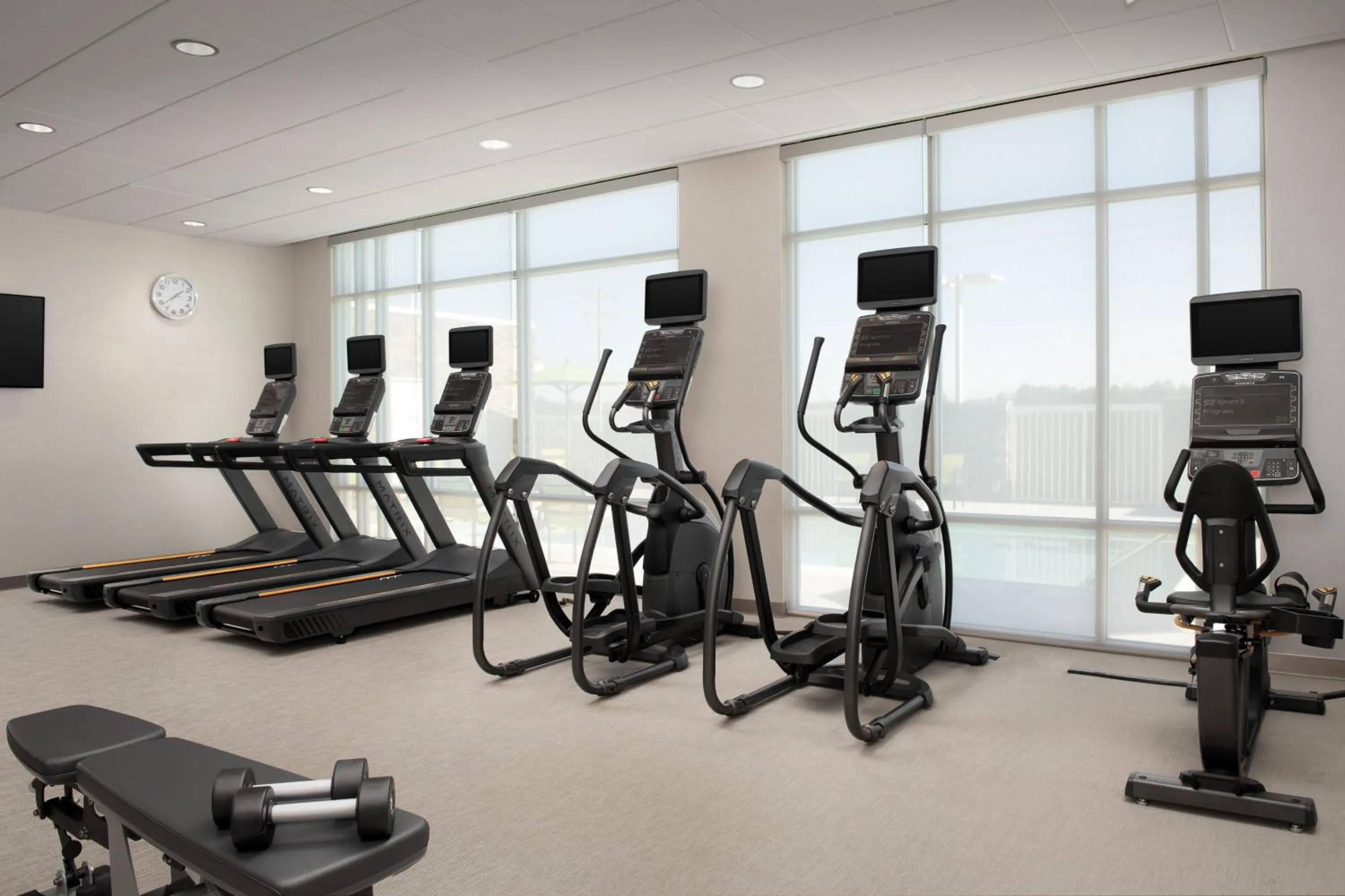 Fitness centre/facilities in SpringHill Suites by Marriott Fayetteville I-95