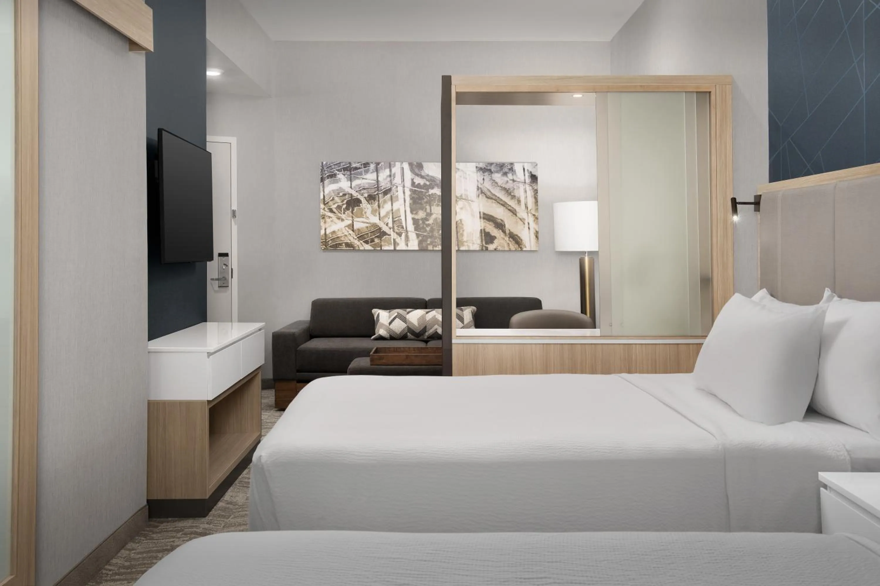 Bed in SpringHill Suites by Marriott Fayetteville I-95