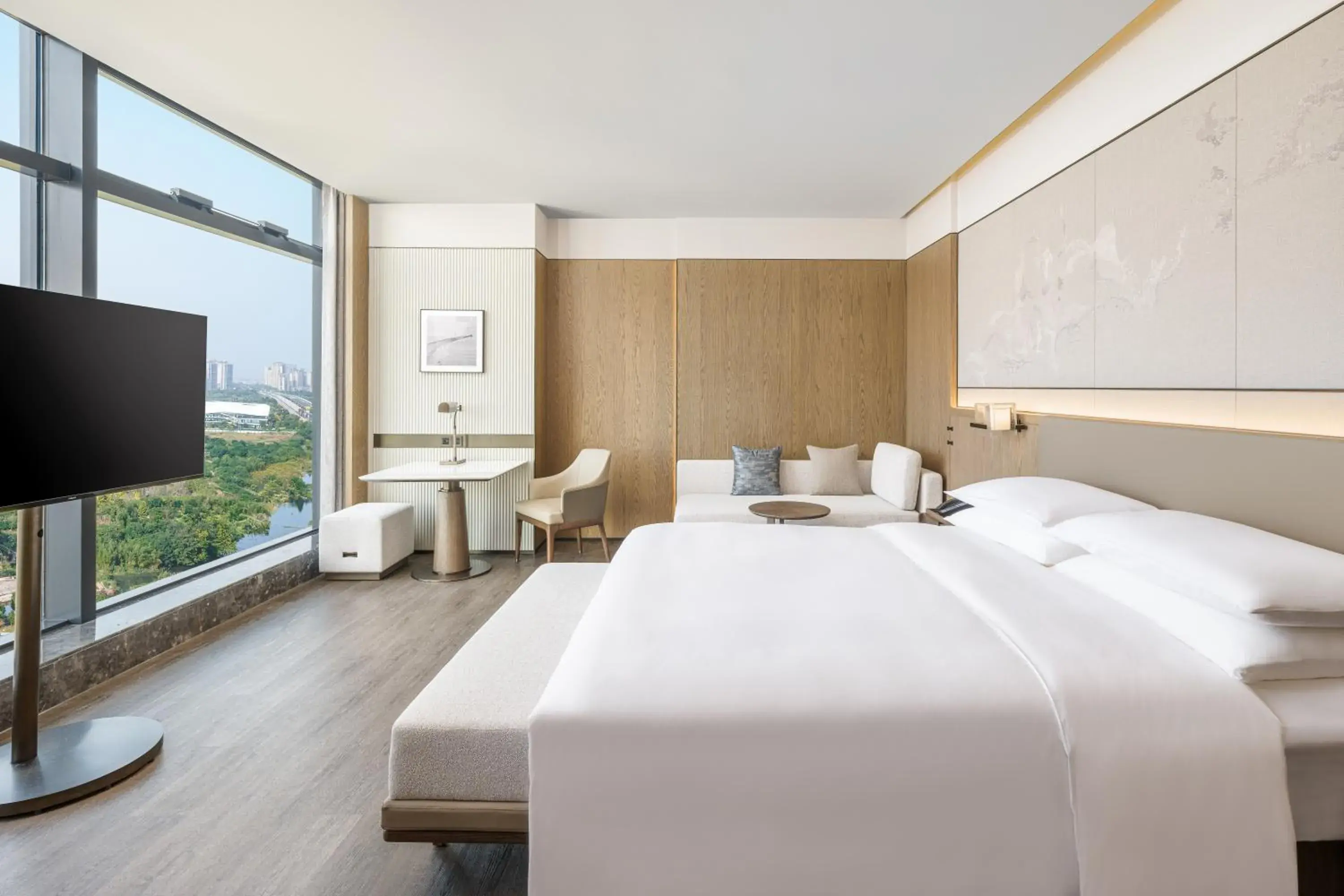 Club Corner King Room - M Club Level in Shaoxing Marriott Hotel Shangyu Club Corner King Room - M Club Level in Shaoxing Marriott Hotel Shangyu