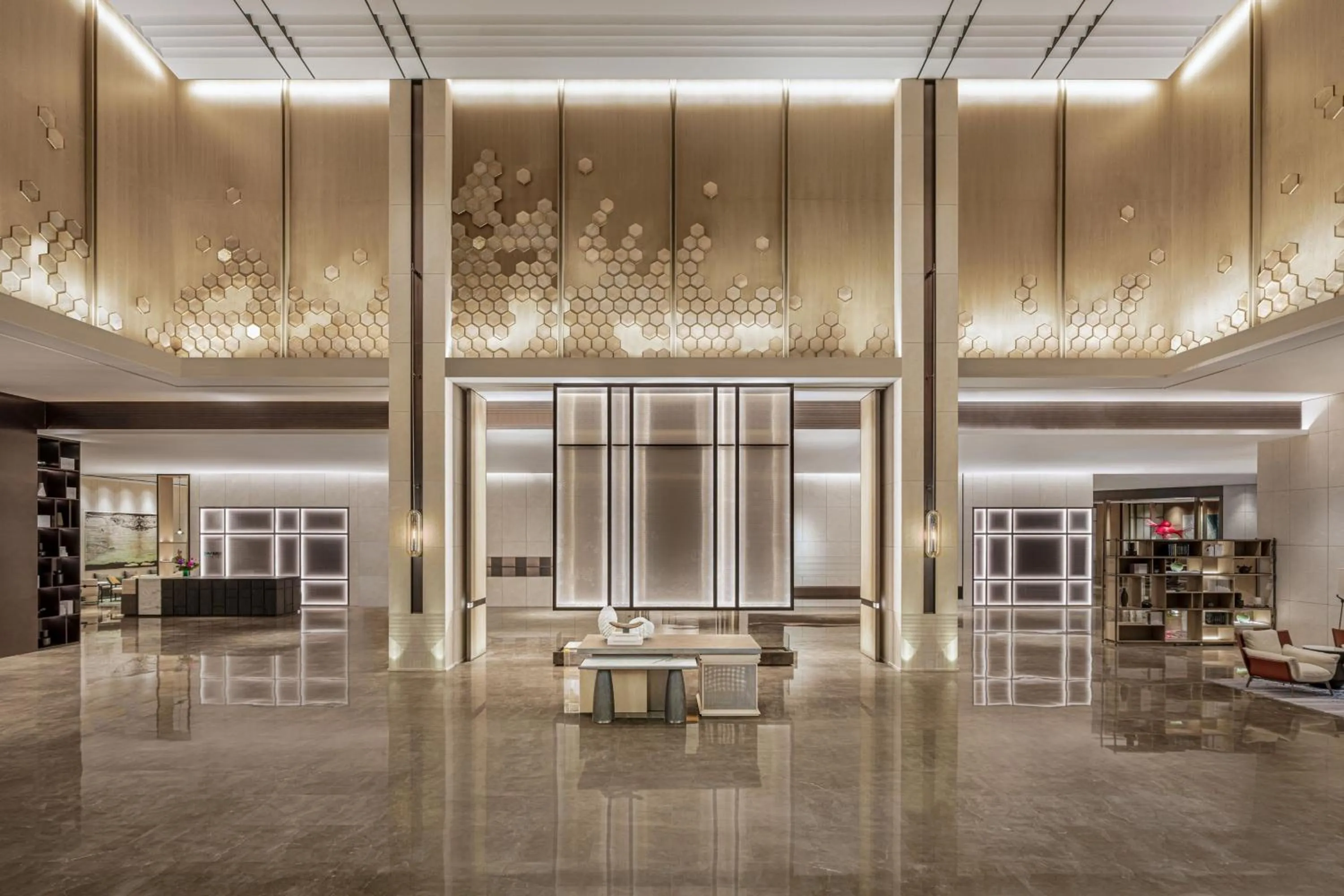 Lobby or reception in Shaoxing Marriott Hotel Shangyu